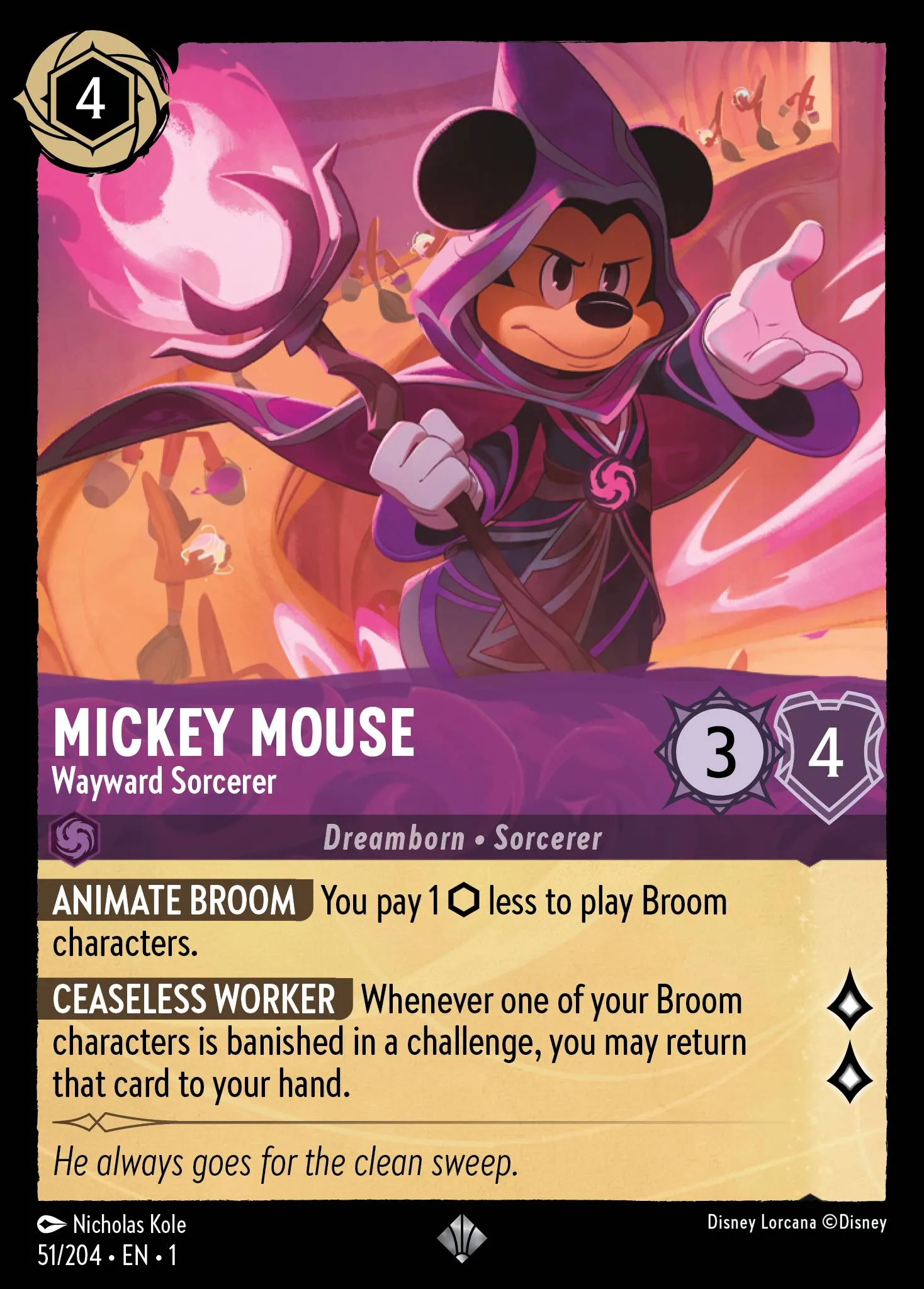 Mickey Mouse - Wayward Sorcerer (001-051)