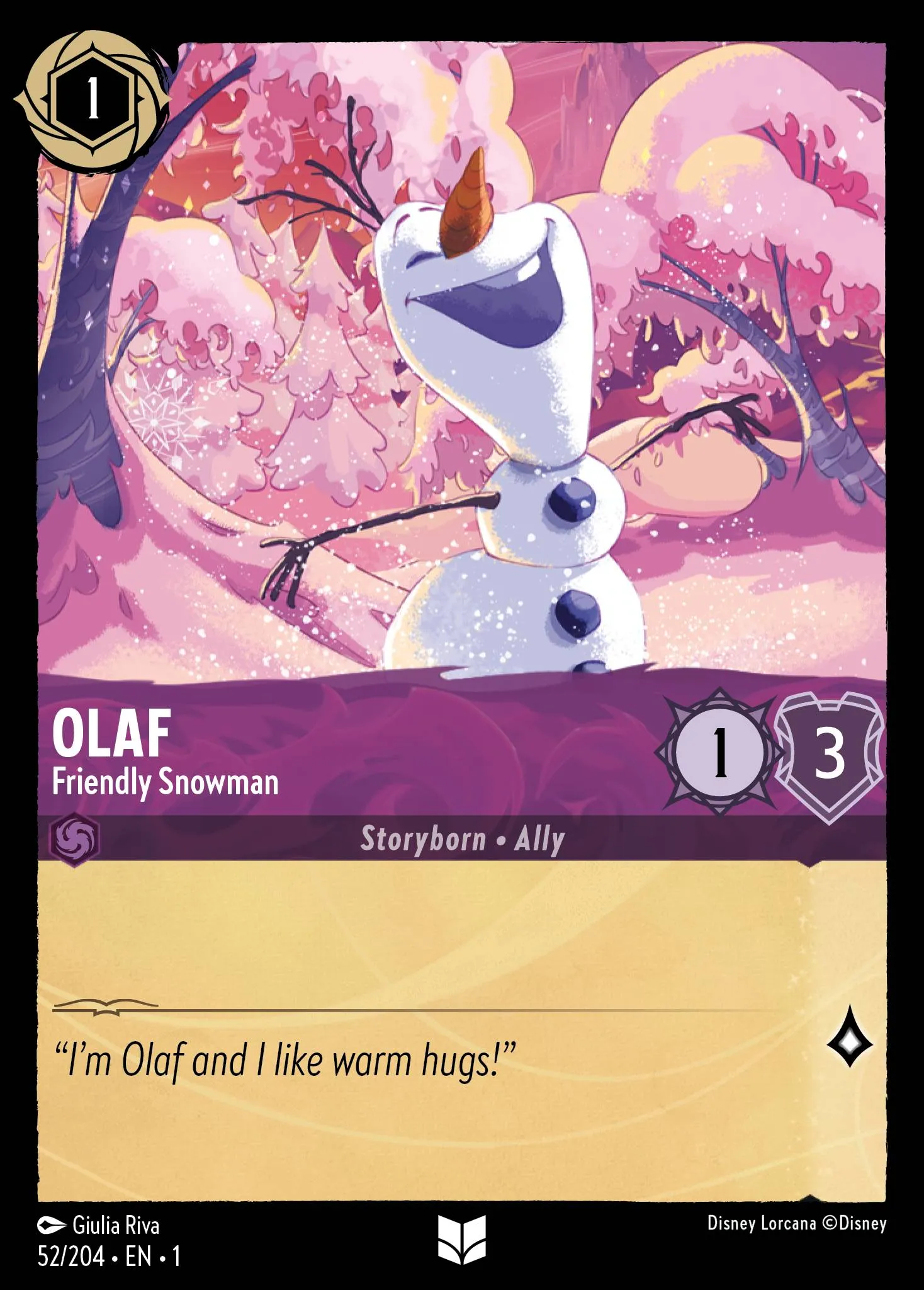 Olaf - Friendly Snowman (001-052)