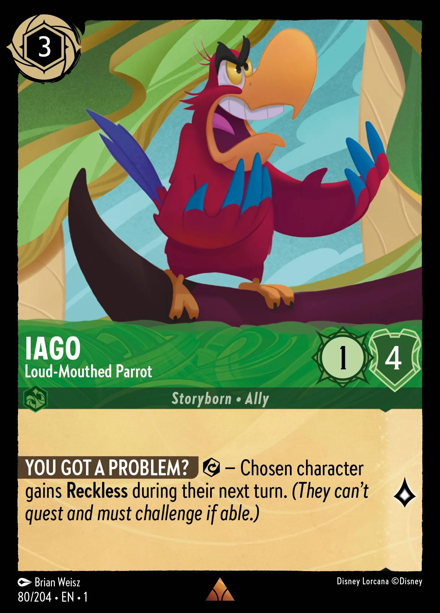 Iago - Loud-Mouthed Parrot (001-080)