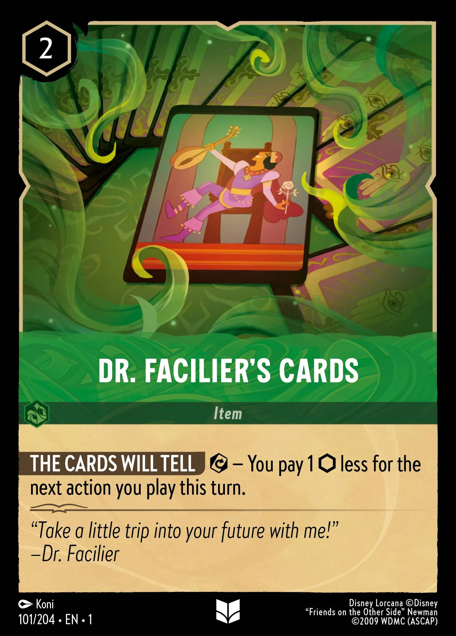 Dr. Facilier's Cards (001-101)