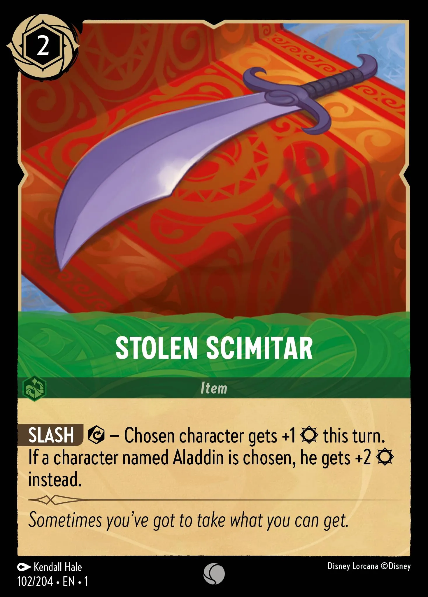 Stolen Scimitar (001-102)