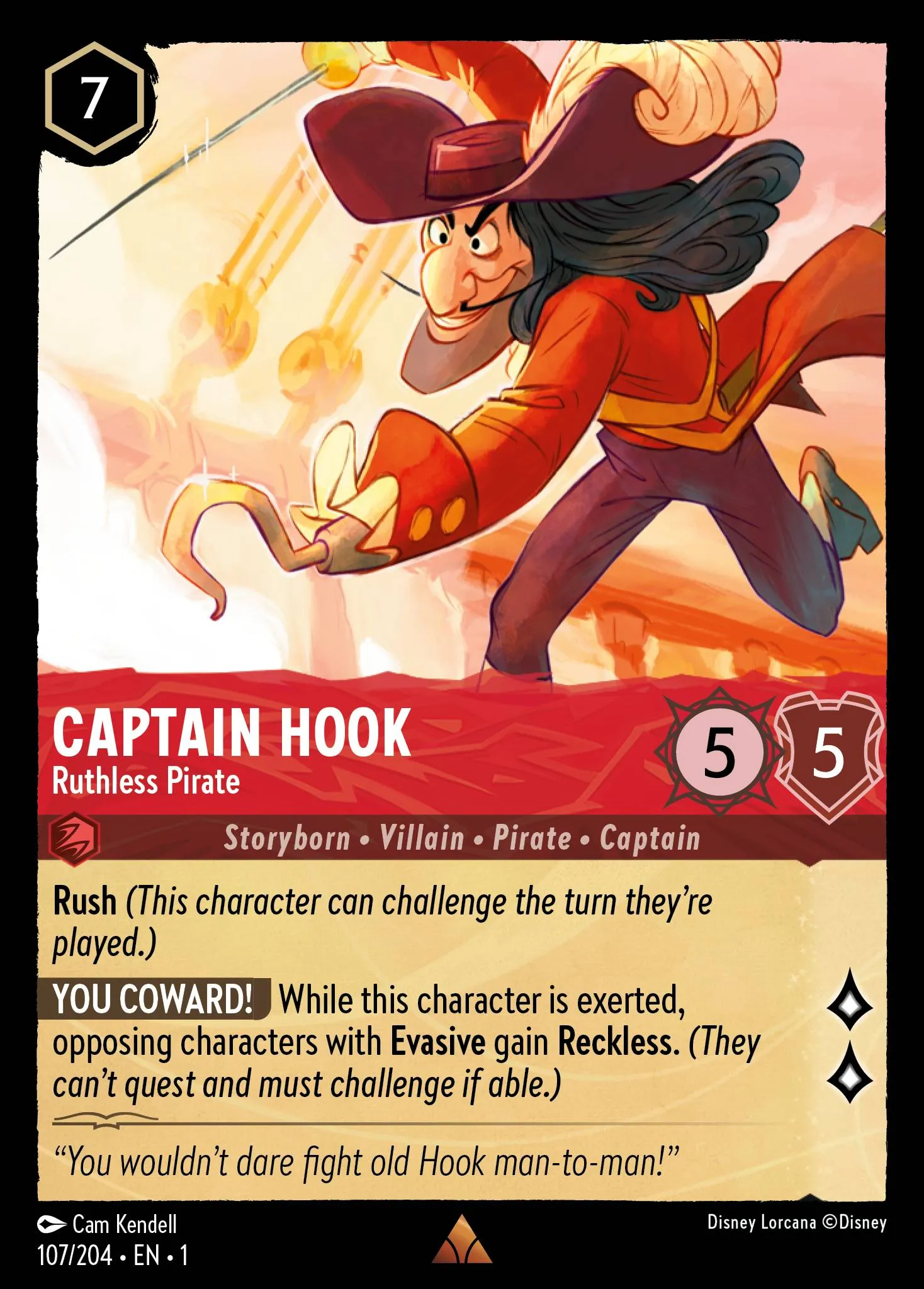 Captain Hook - Ruthless Pirate (001-107)