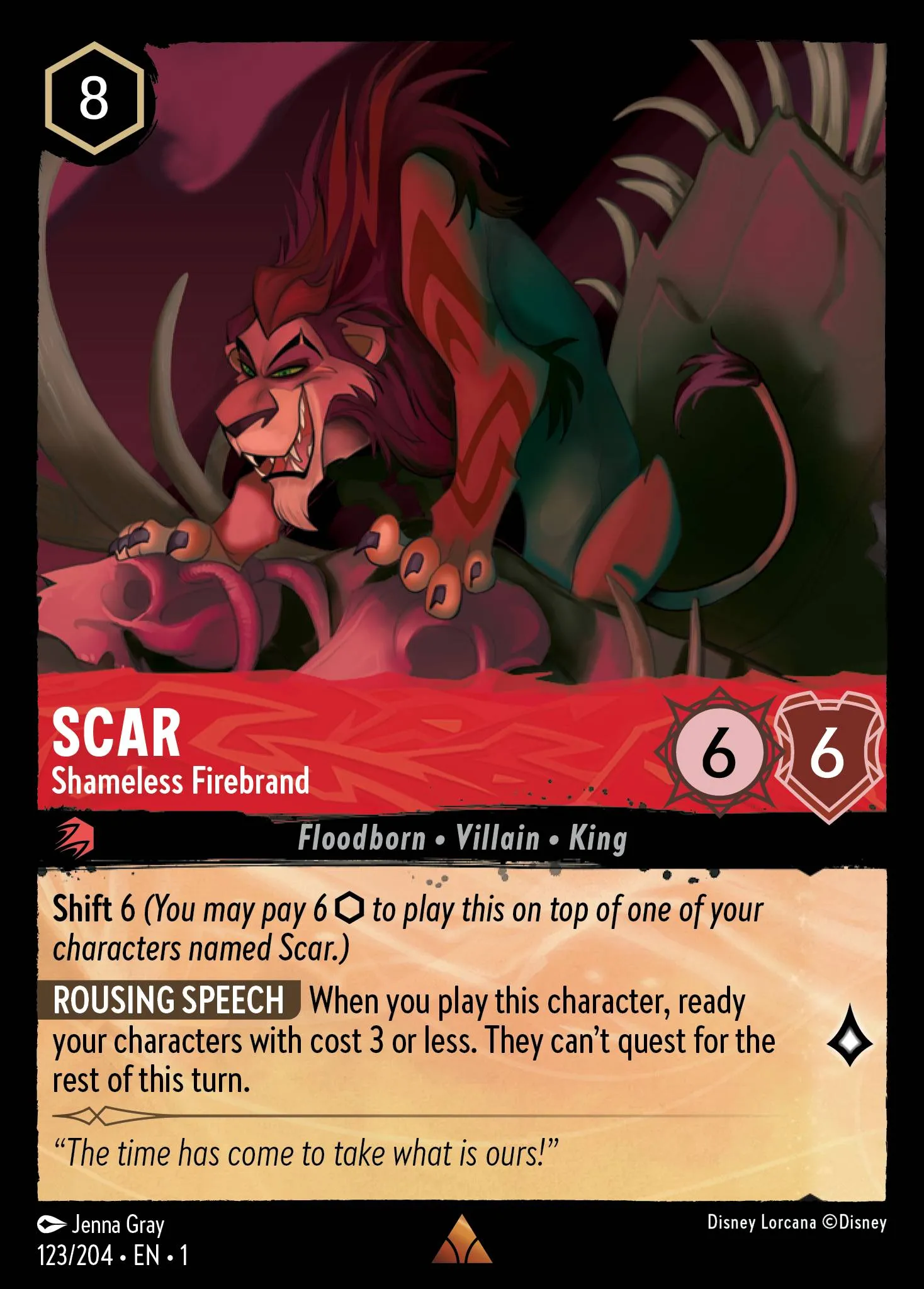 Scar - Shameless Firebrand (001-123)