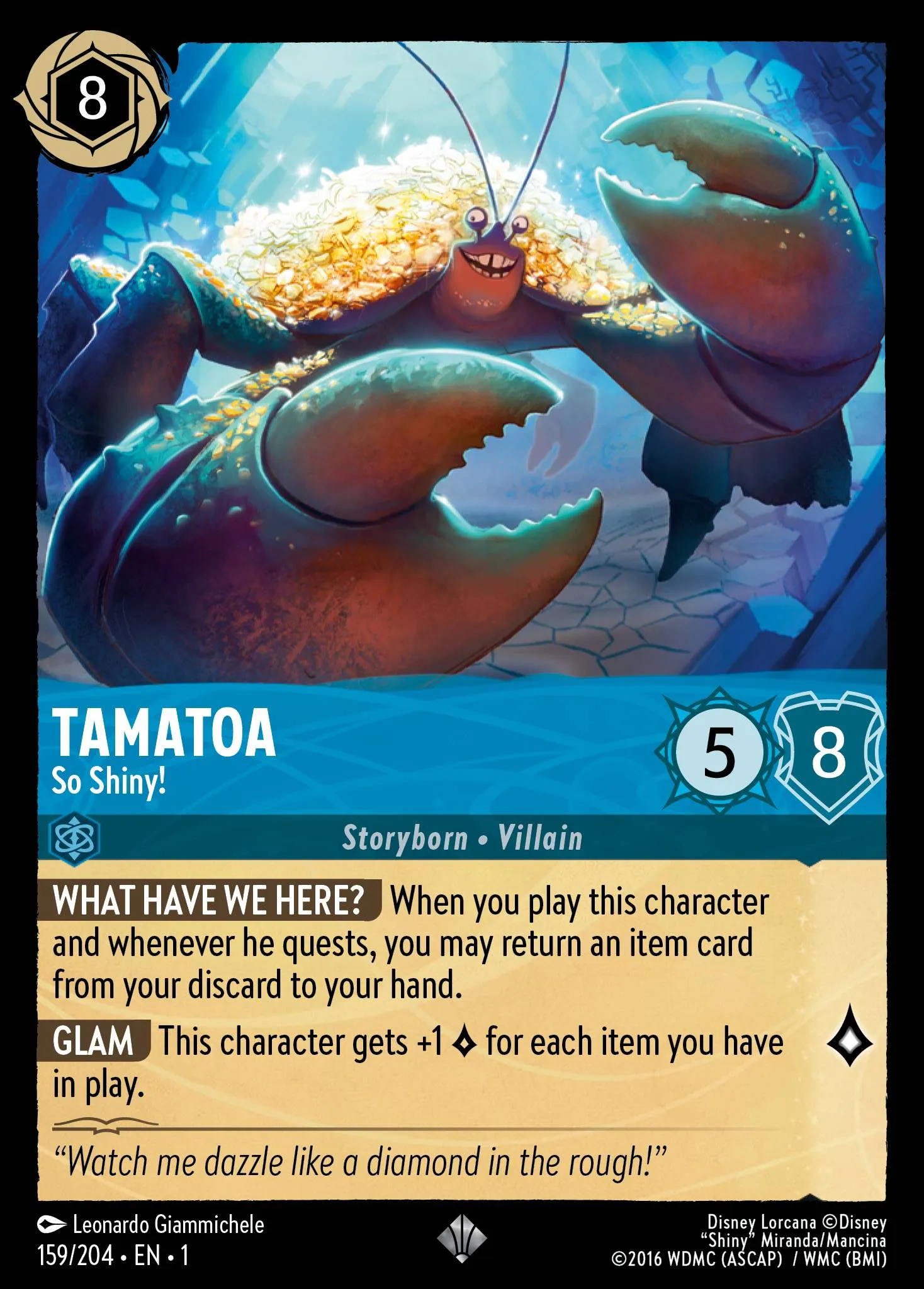 Tamatoa - So Shiny! (001-159)