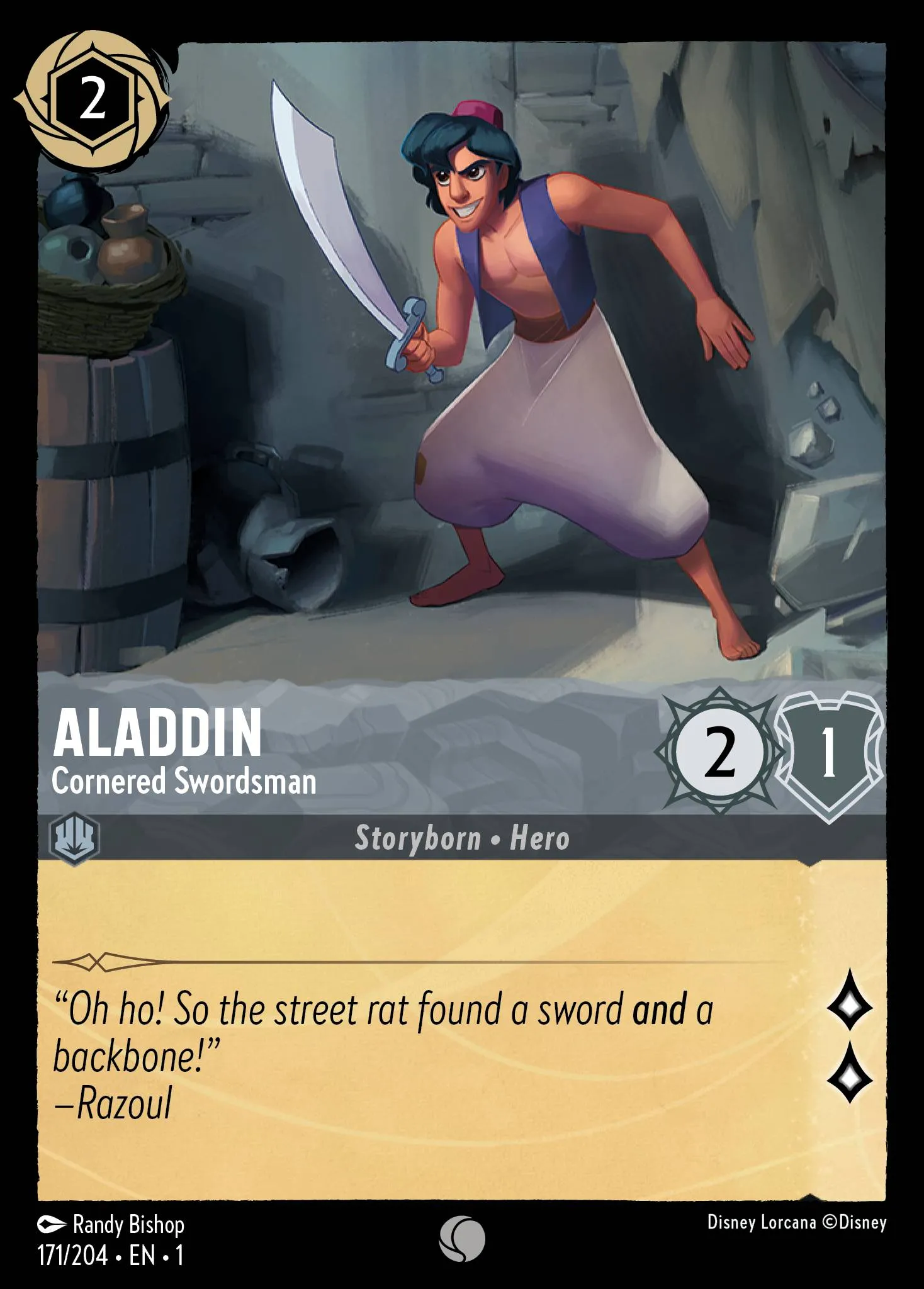 Aladdin - Cornered Swordsman (001-171)