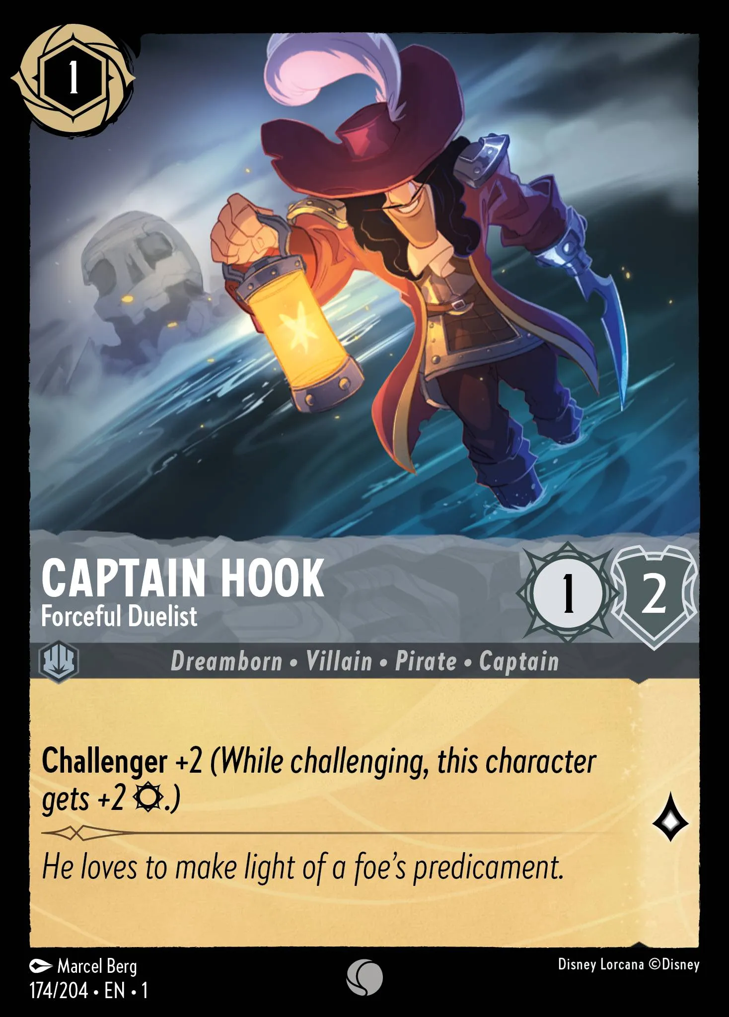 Captain Hook - Forceful Duelist (001-174)