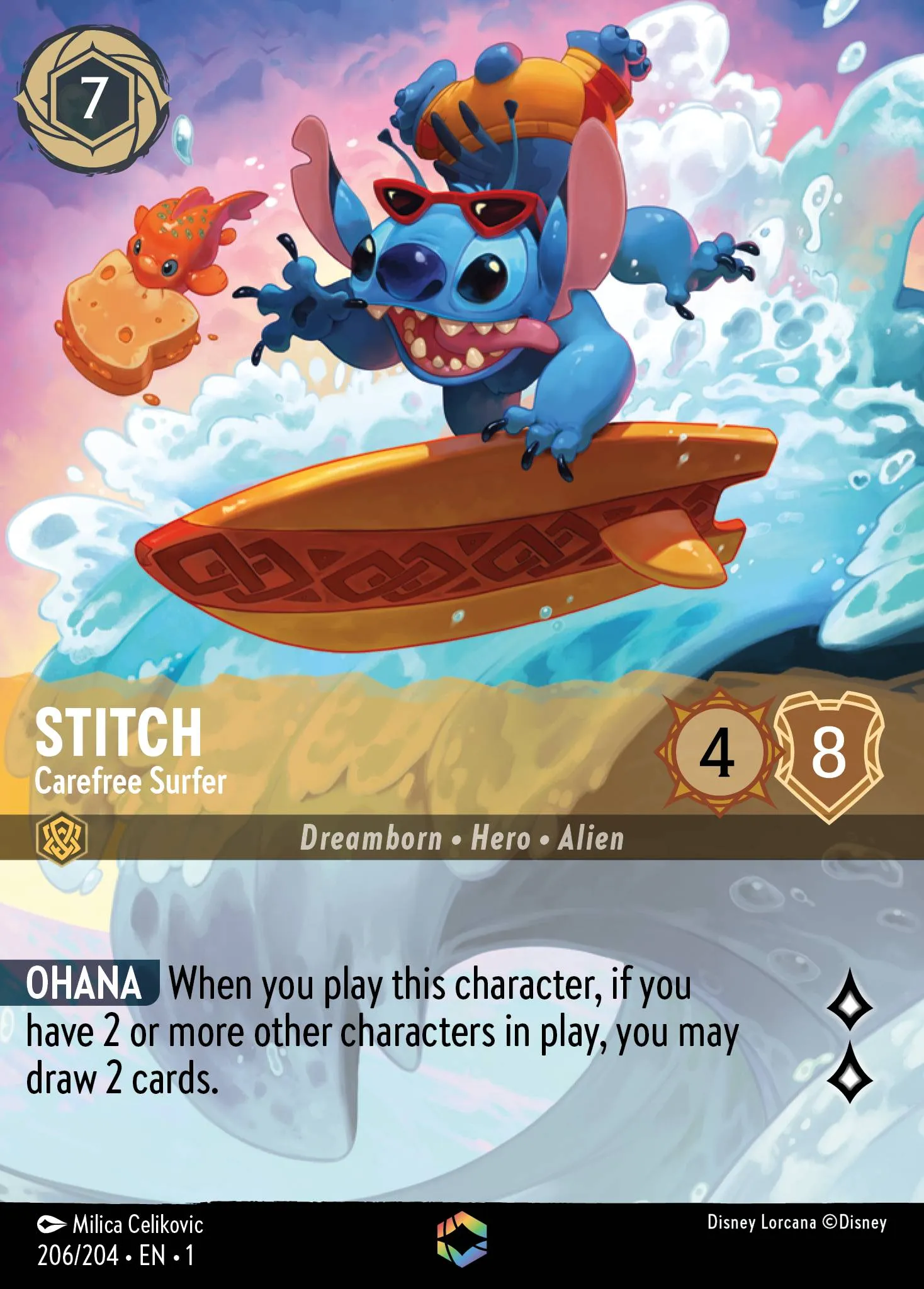 Stitch - Carefree Surfer (001-206)