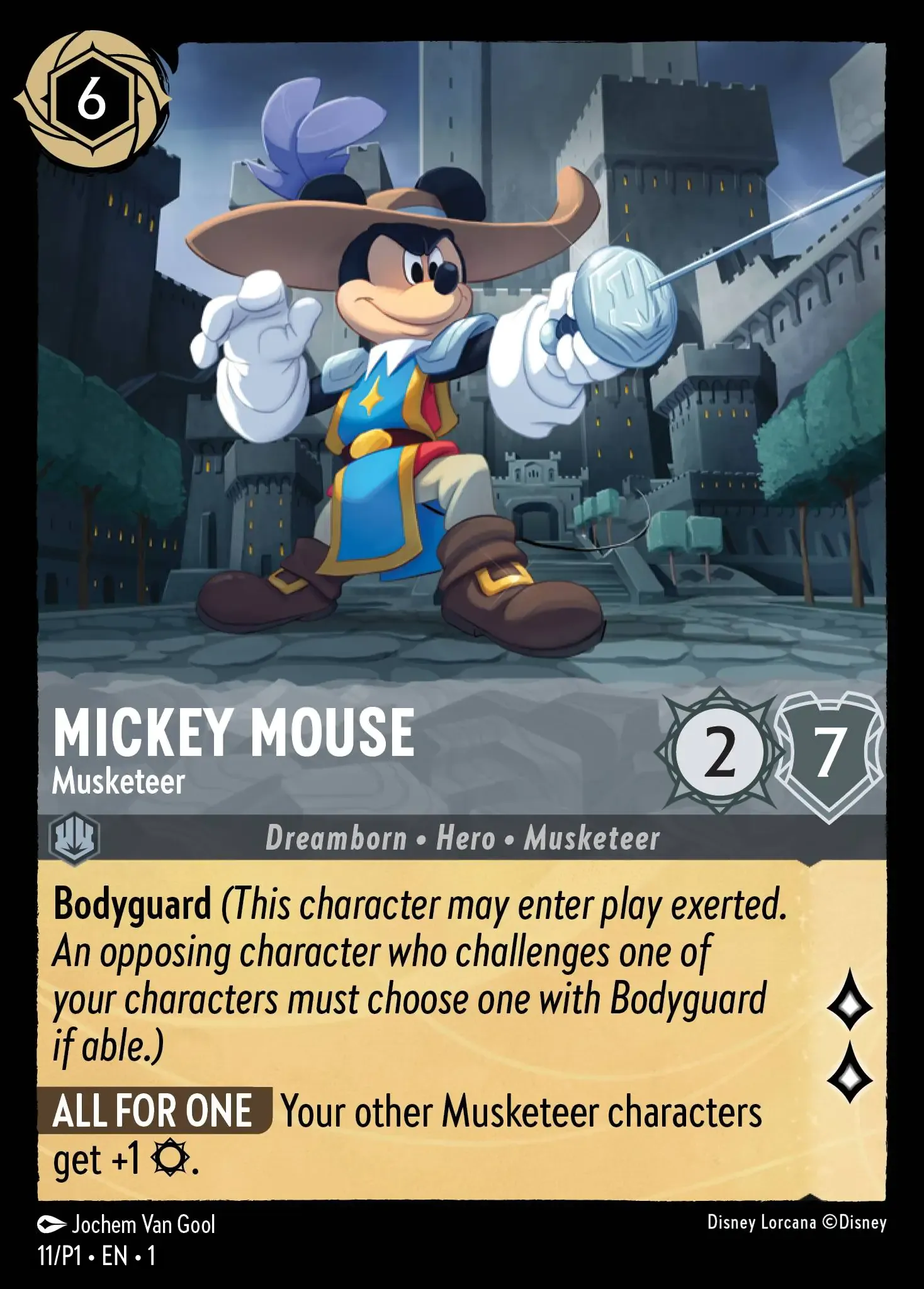 Mickey Mouse - Musketeer (001-P1-011)