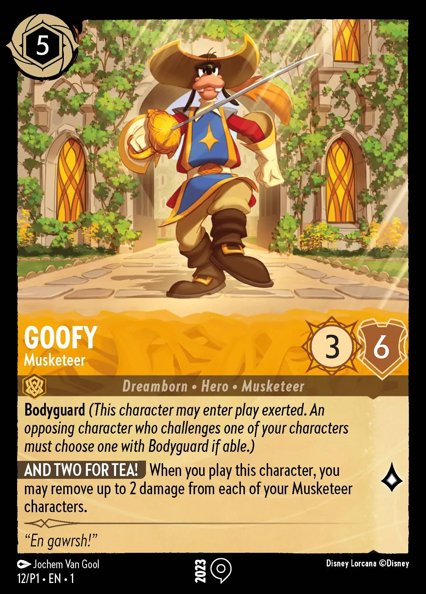 Goofy - Musketeer (001-P1-012)