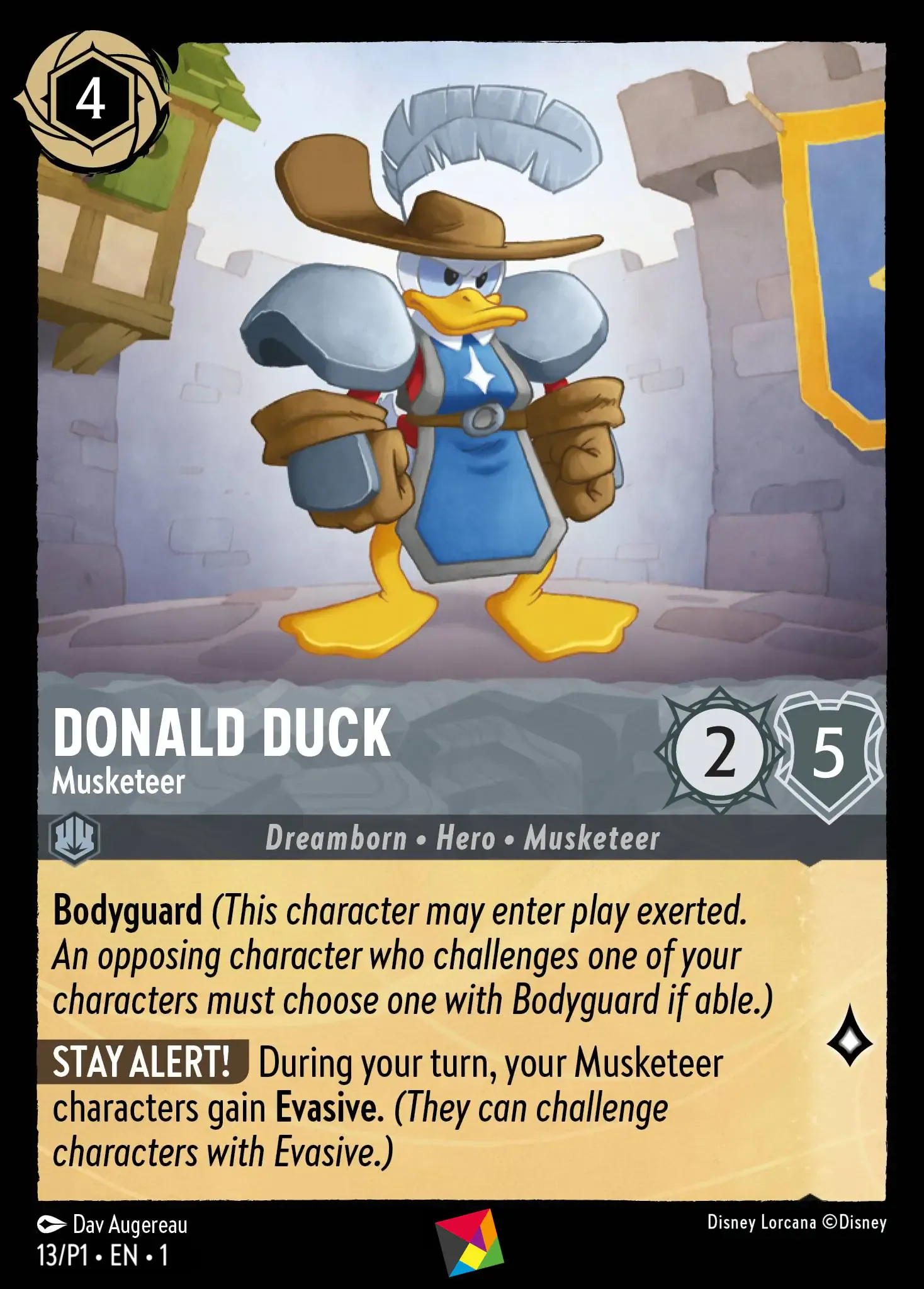 Donald Duck - Musketeer (001-P1-013)