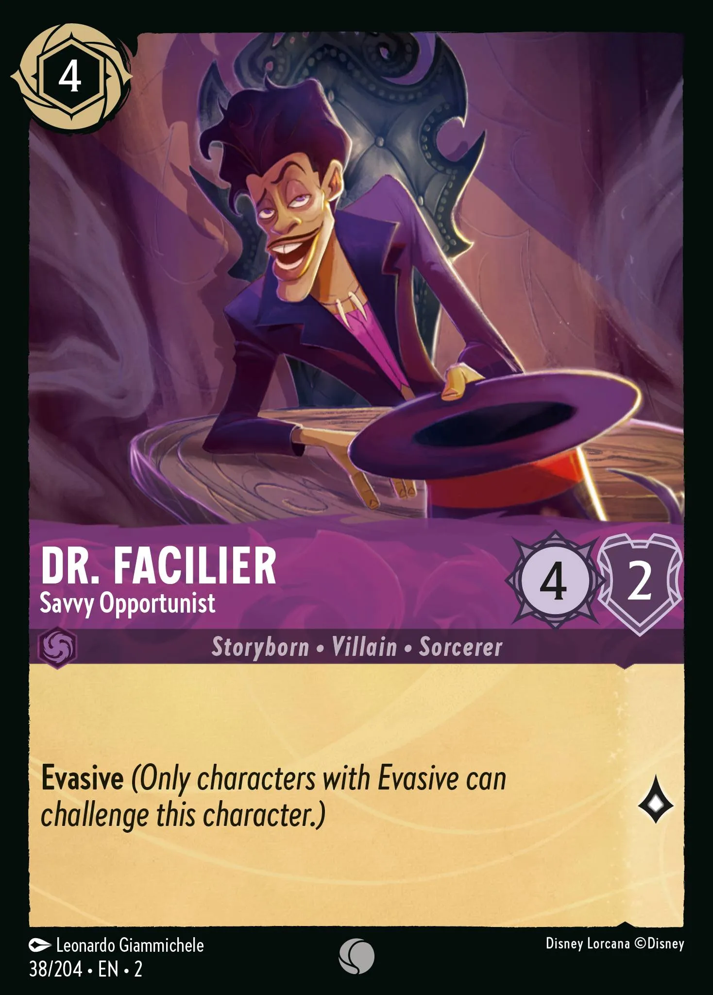 Dr. Facilier - Savvy Opportunist (002-038)