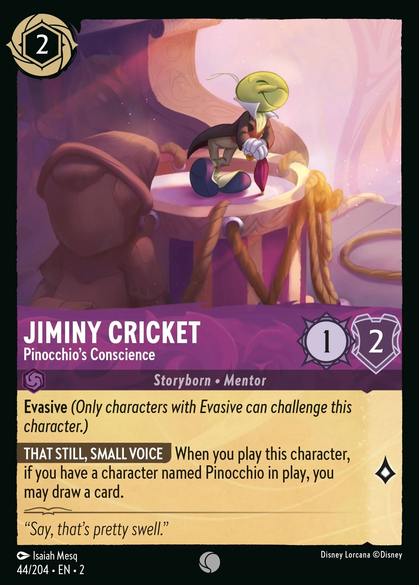 Jiminy Cricket - Pinocchio's Conscience (002-044)