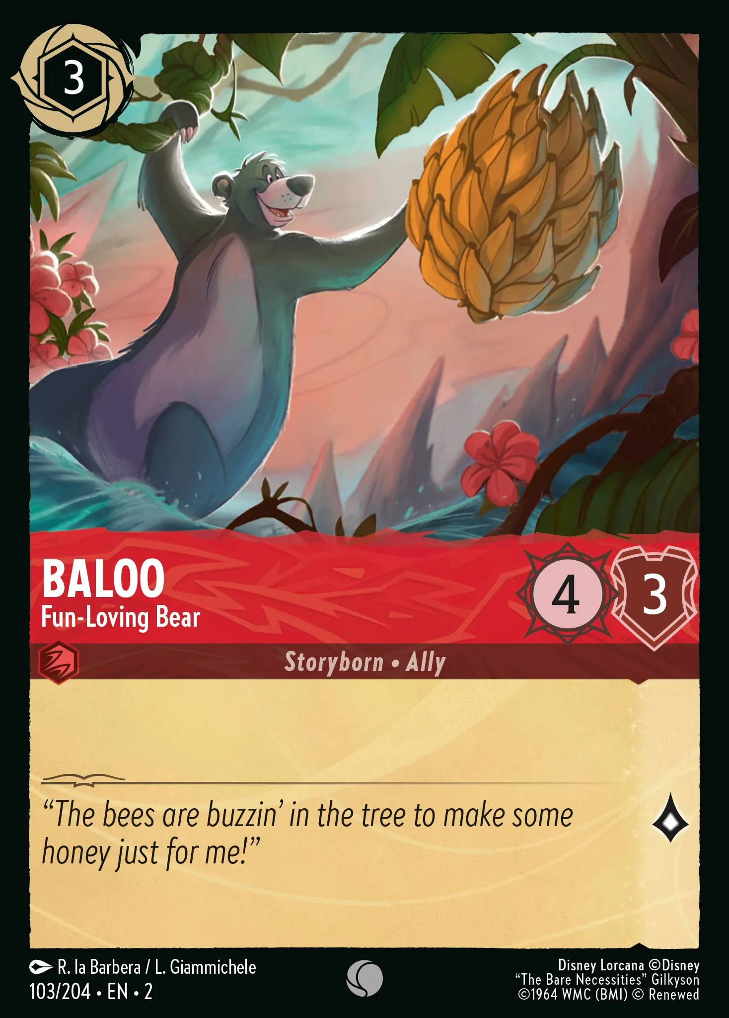 Baloo - Fun-Loving Bear (002-103)
