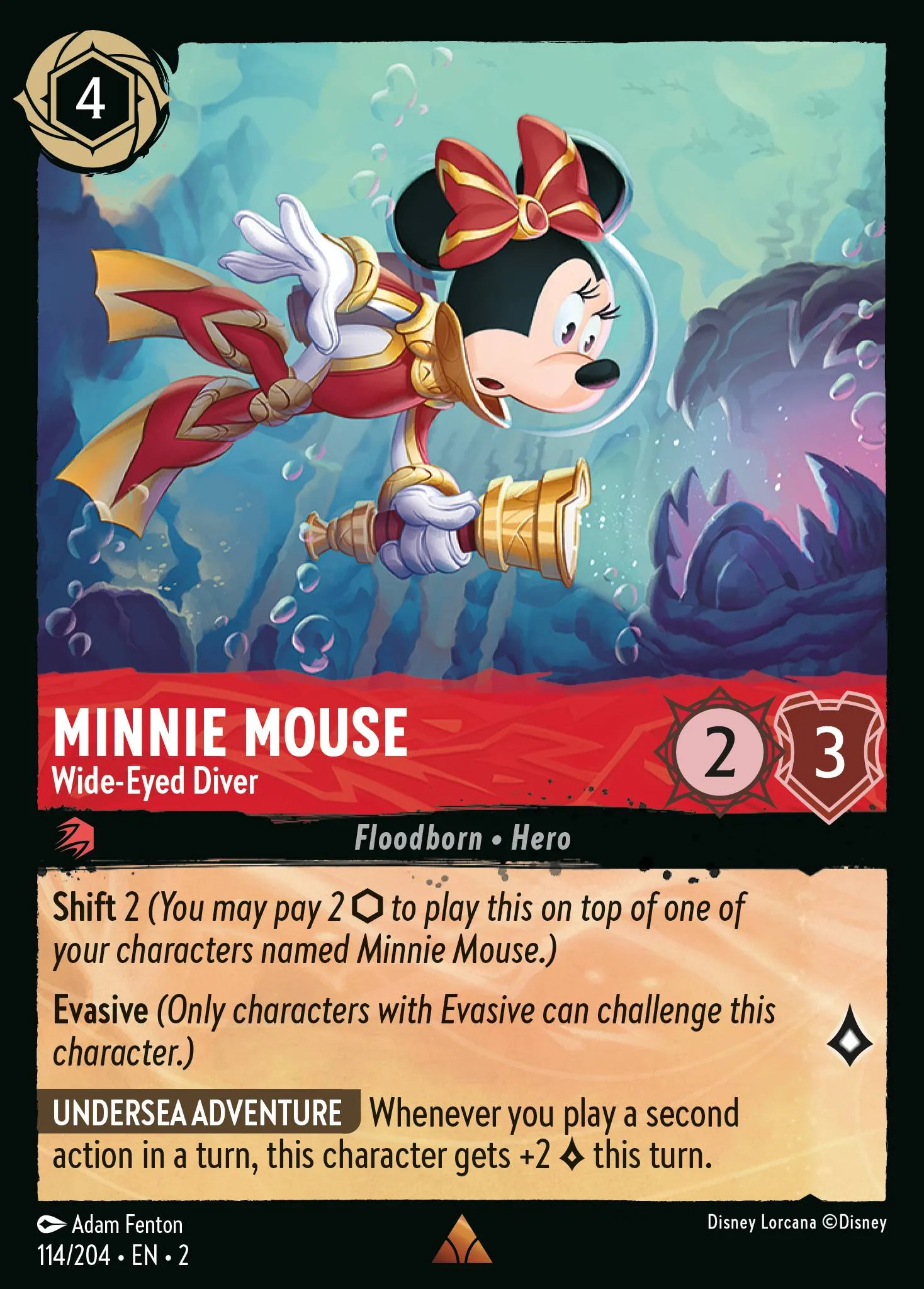 Minnie Mouse - Wide-Eyed Diver (002-114)