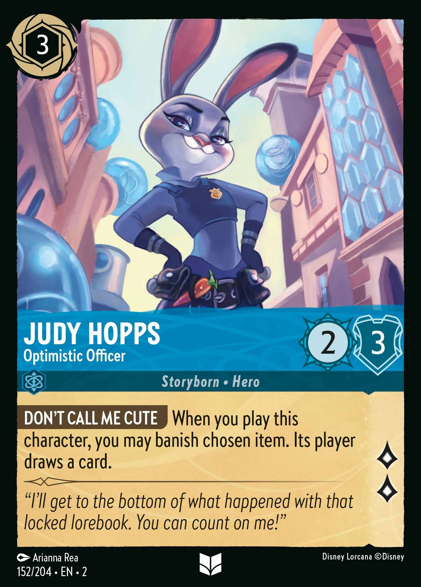 Judy Hopps - Optimistic Officer (002-152)