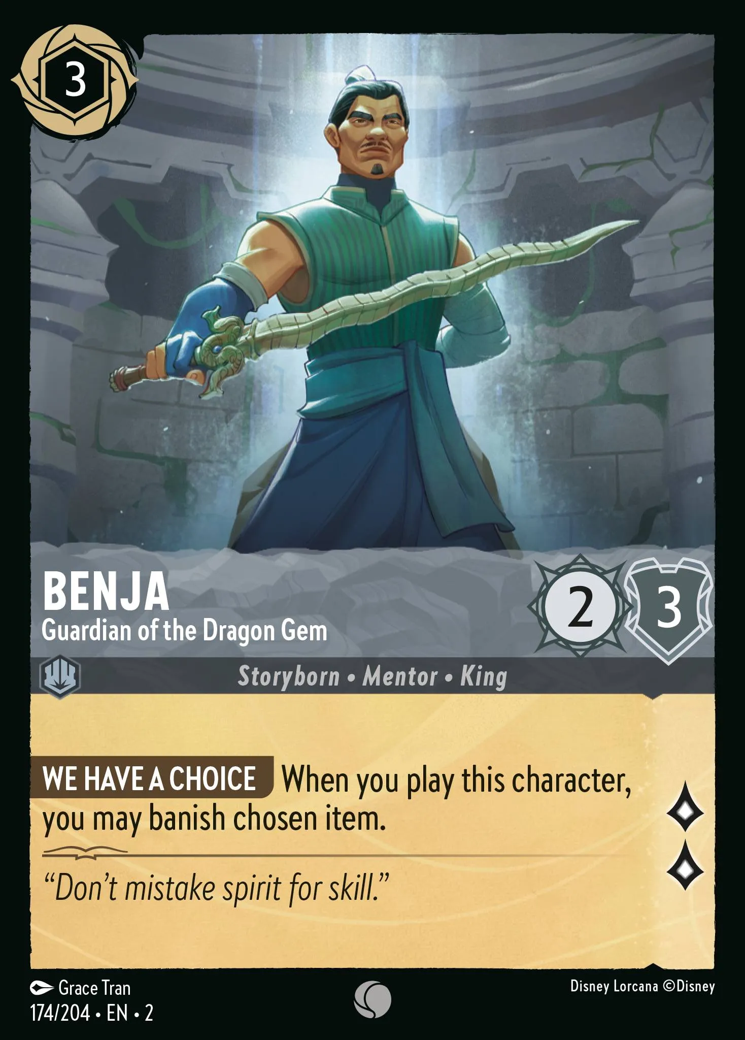 Benja - Guardian of the Dragon Gem (002-174)
