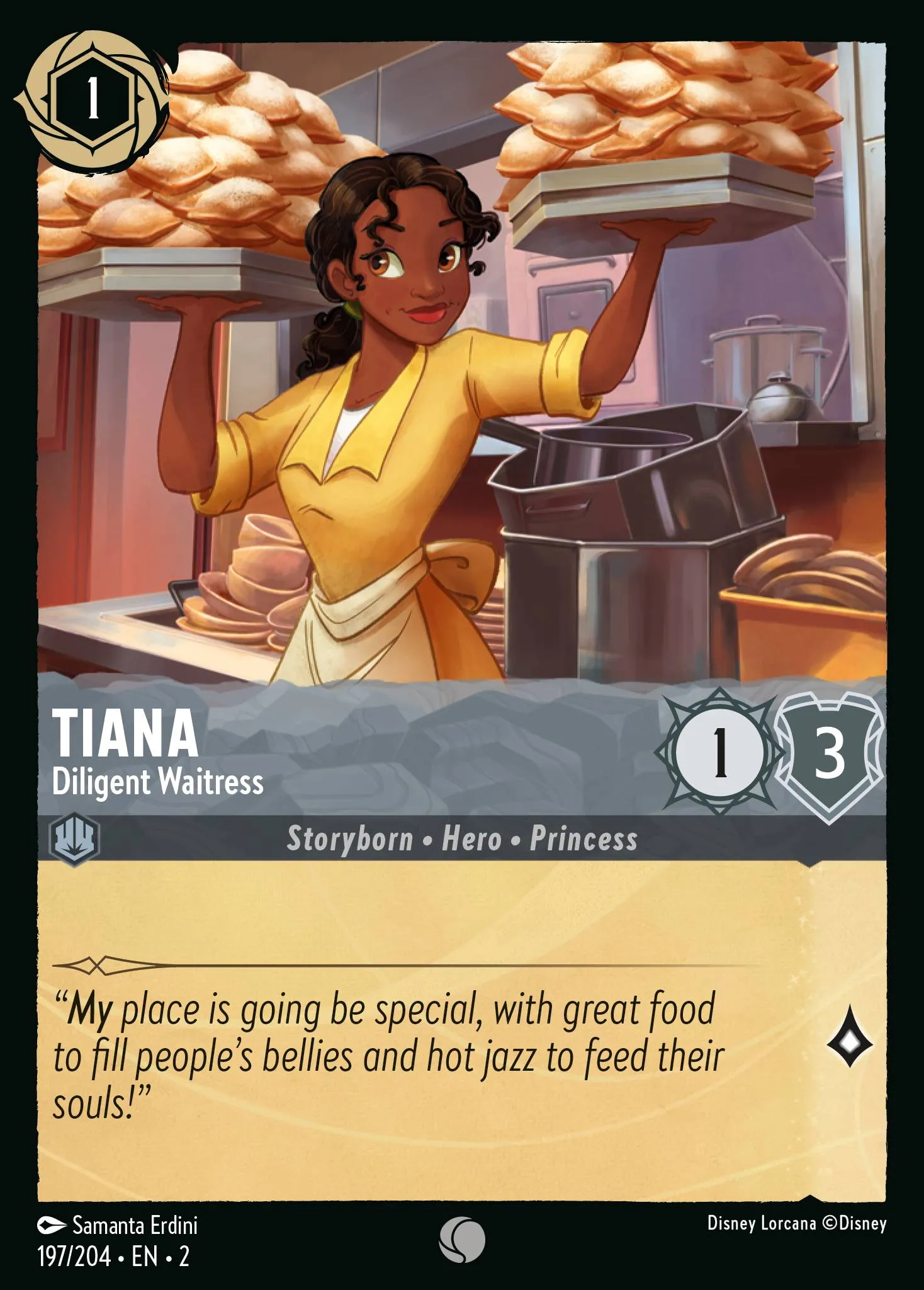Tiana - Diligent Waitress (002-197)