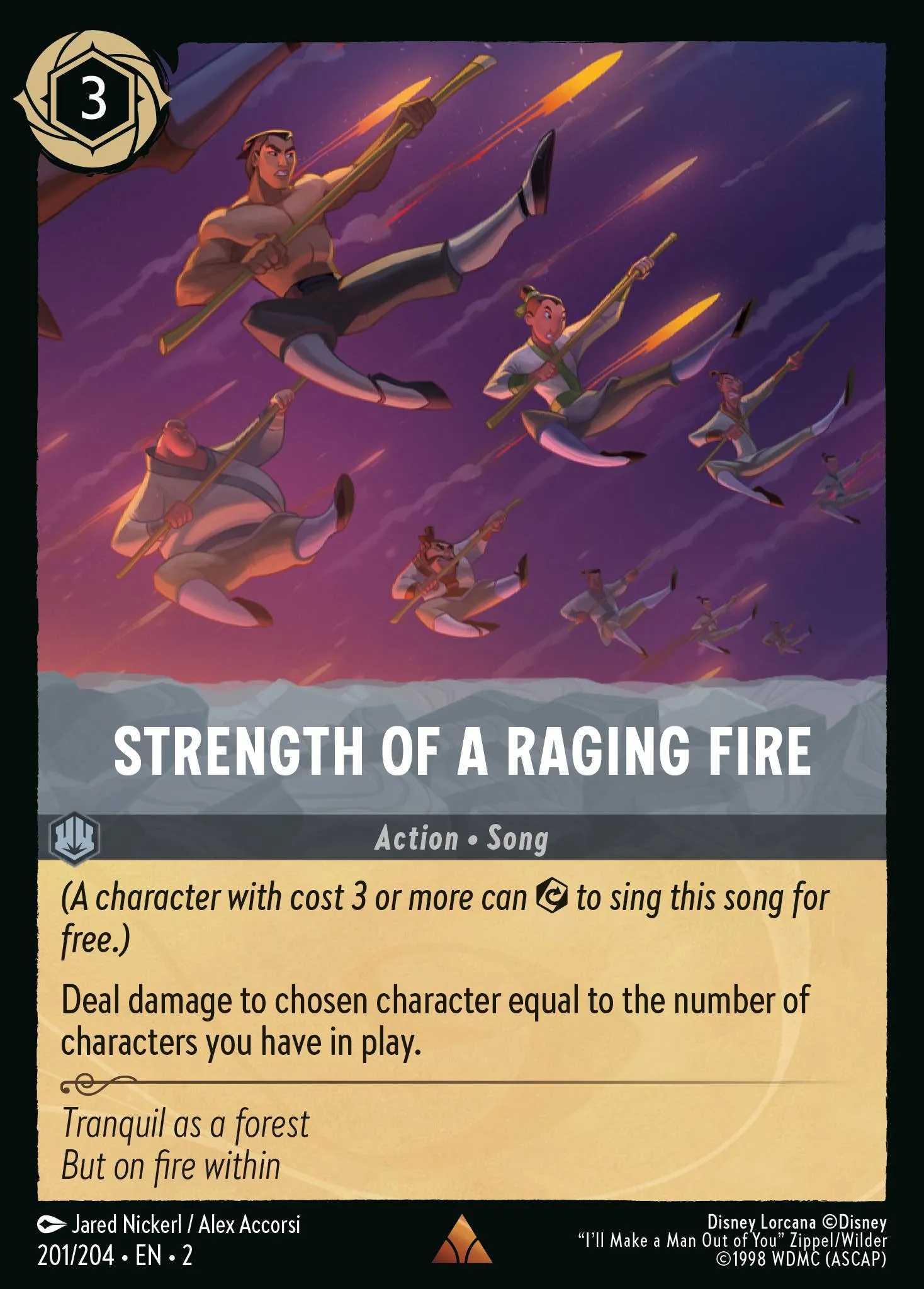 Strength of a Raging Fire (002-201)