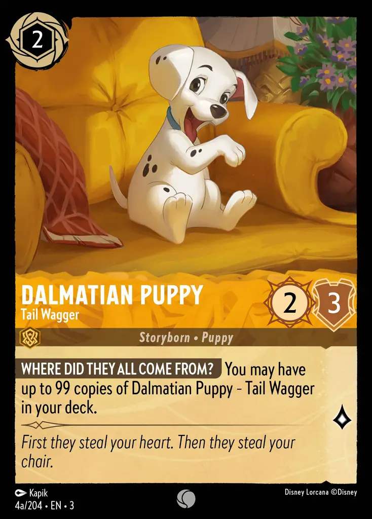 Dalmatian Puppy - Tail Wagger (003-004a)