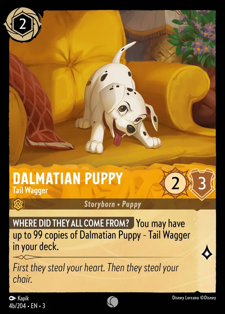 Dalmatian Puppy - Tail Wagger (003-004b)