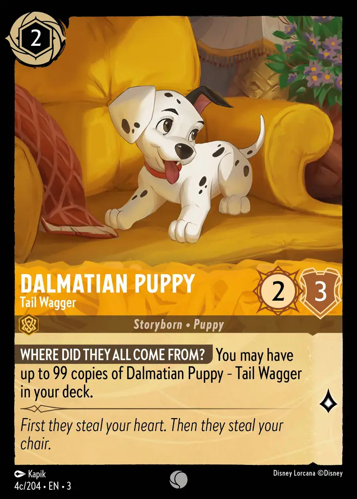Dalmatian Puppy - Tail Wagger (003-004c)