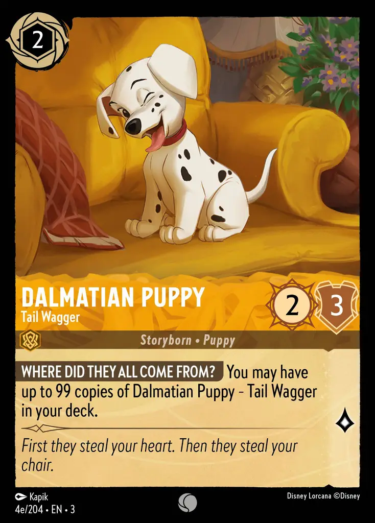 Dalmatian Puppy - Tail Wagger (003-004e)
