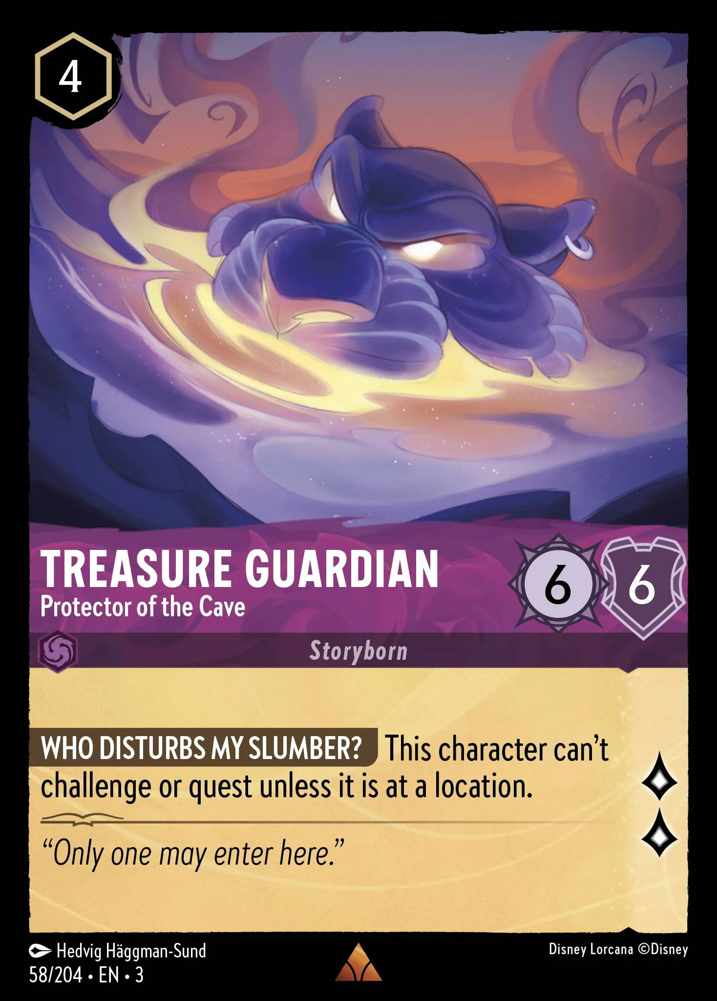 Treasure Guardian - Protector of the Cave (003-058)