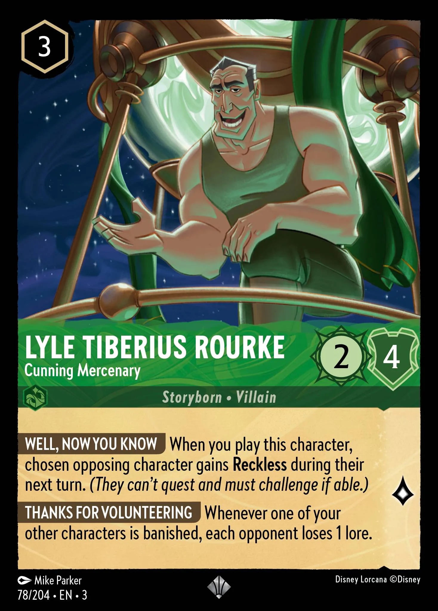 Lyle Tiberius Rourke - Cunning Mercenary (003-078)