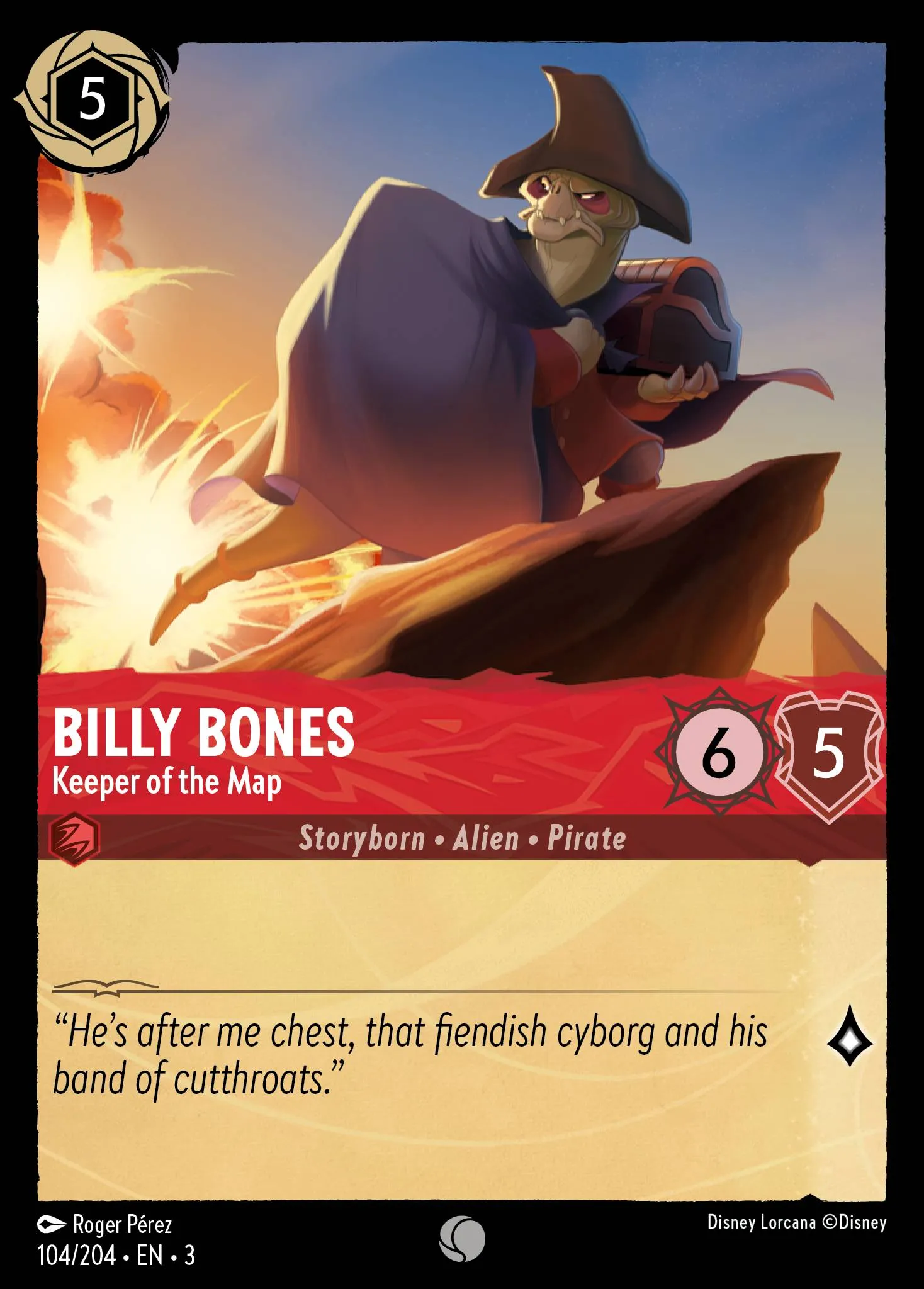 Billy Bones - Keeper of the Map (003-104)