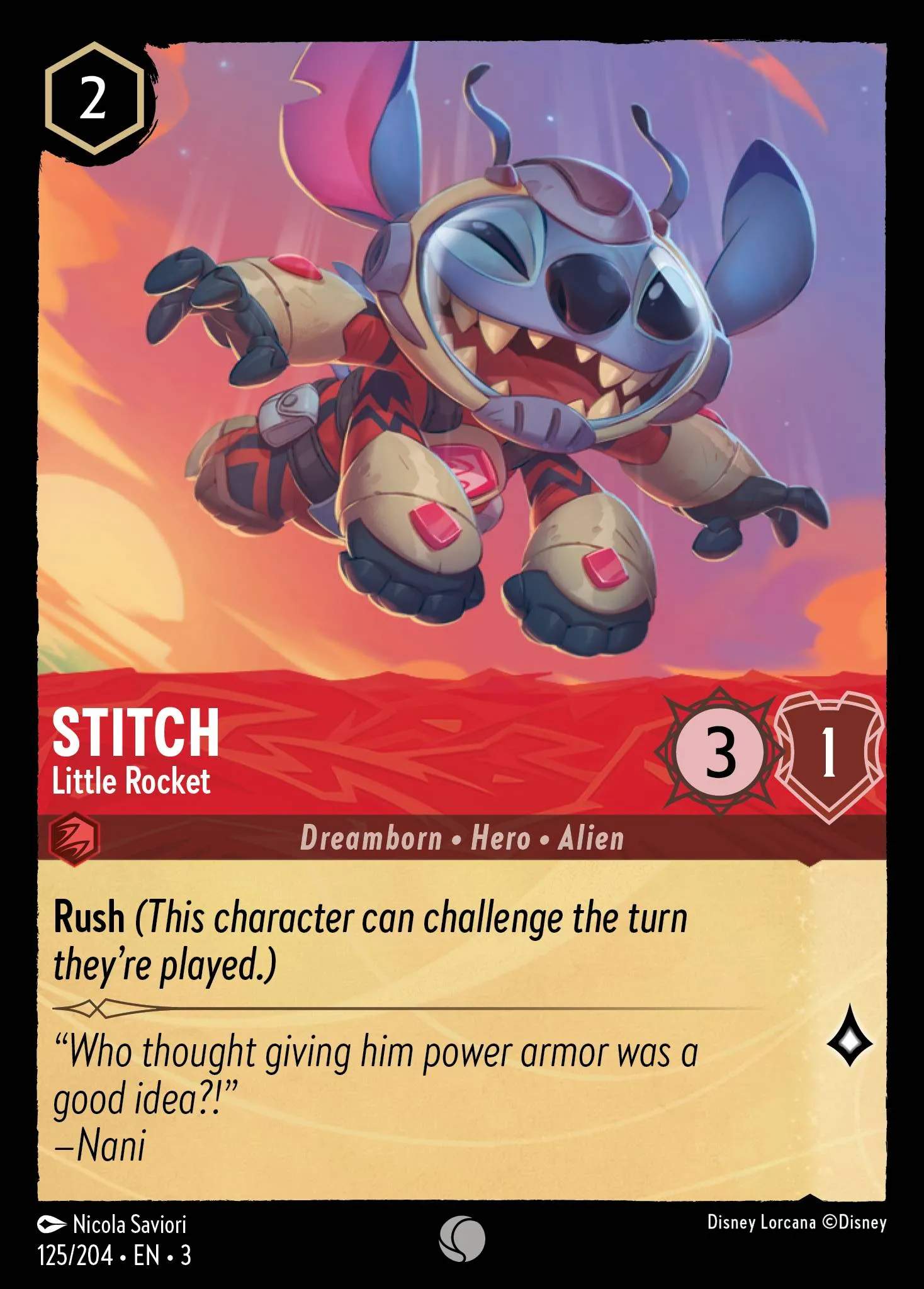Stitch - Little Rocket (003-125)