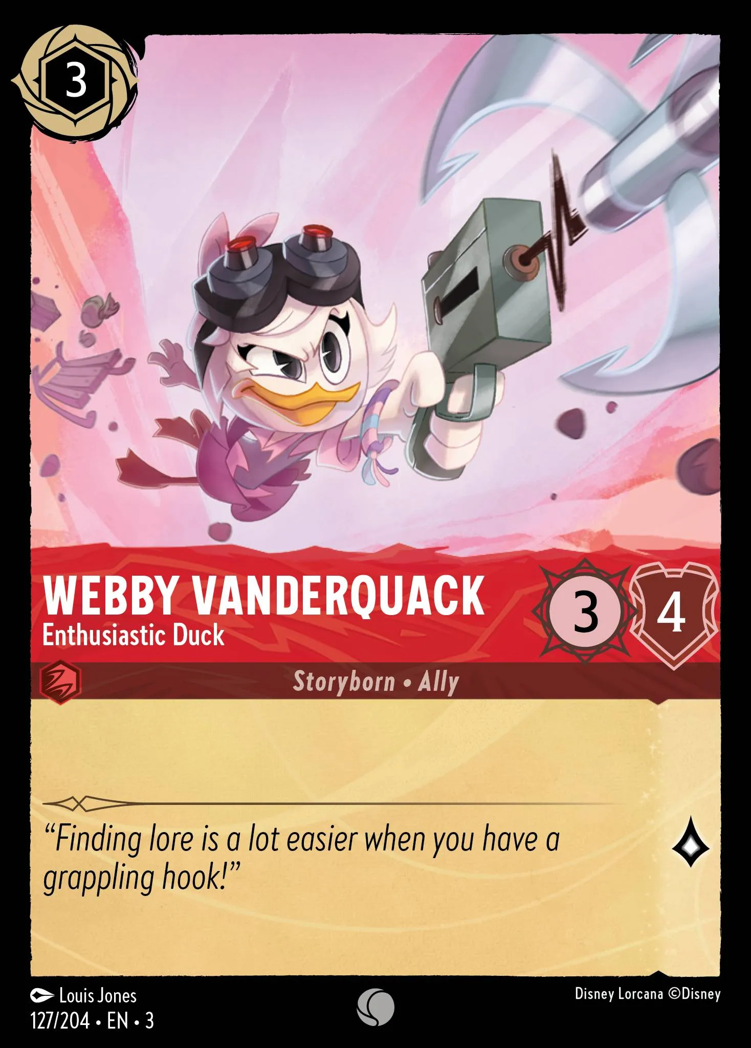 Webby Vanderquack - Enthusiastic Duck (003-127)