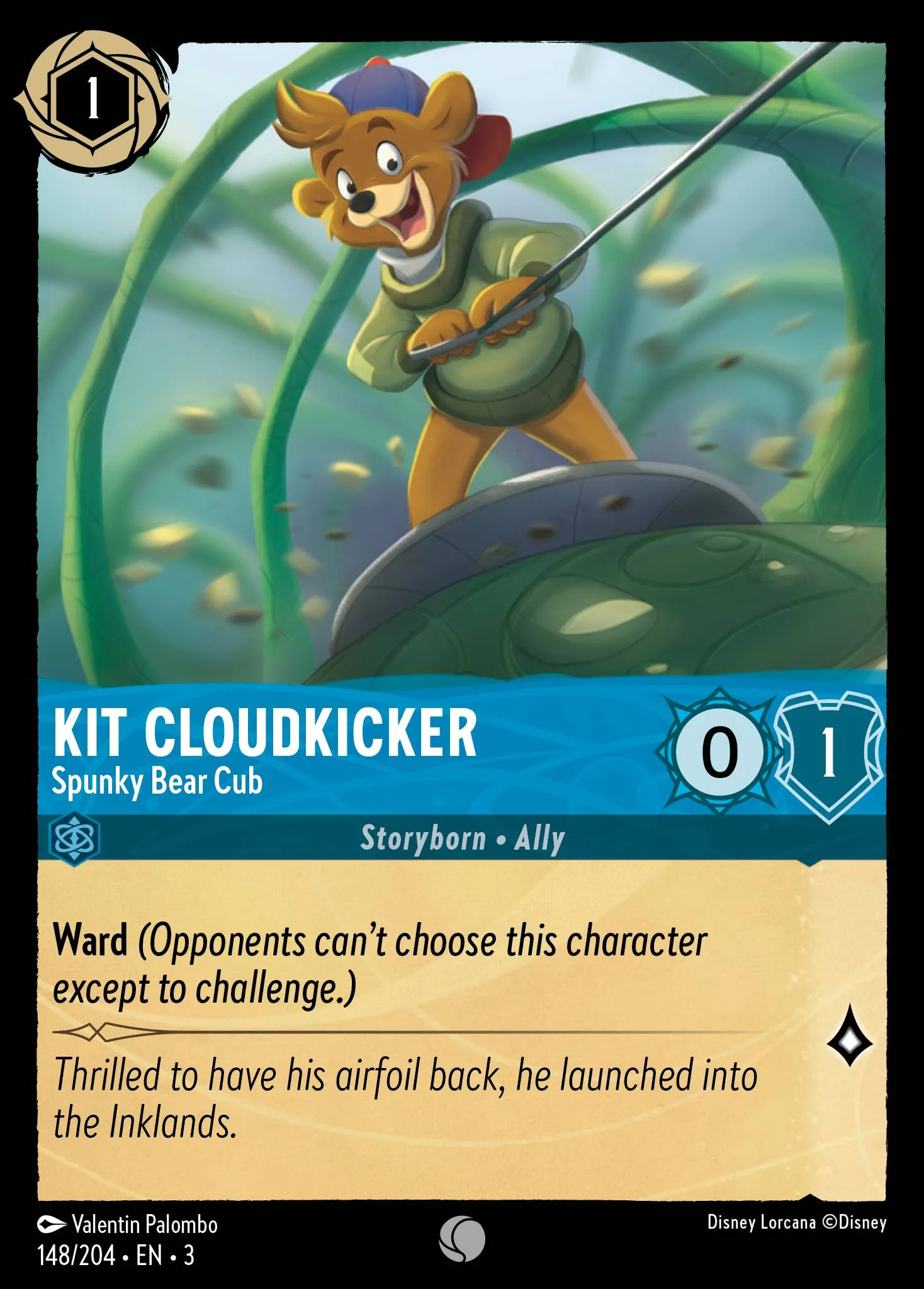 Kit Cloudkicker - Spunky Bear Cub (003-148)