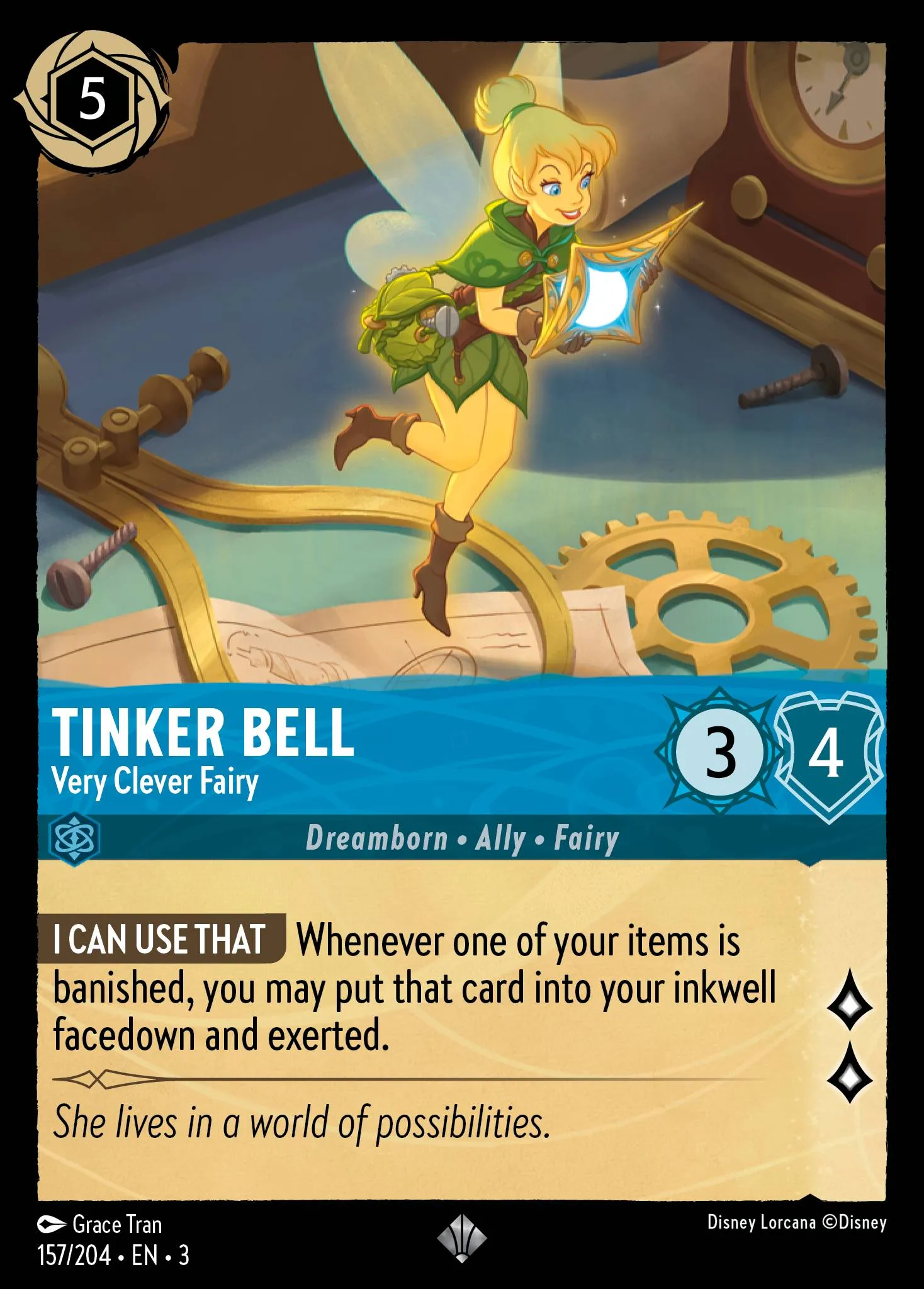 Tinker Bell - Very Clever Fairy (003-157)