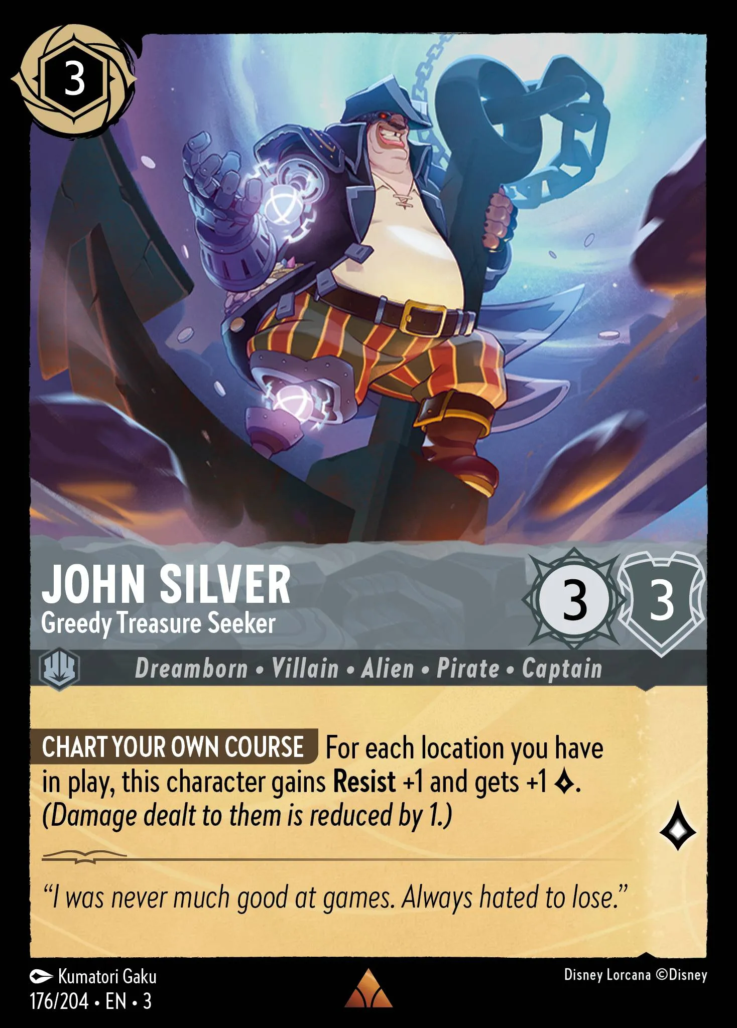 John Silver - Greedy Treasure Seeker (003-176)