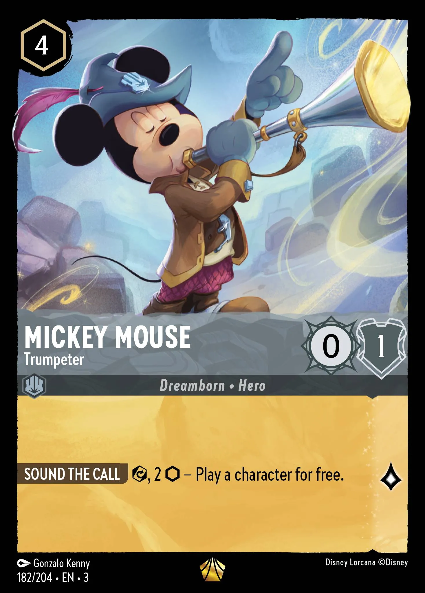 Mickey Mouse - Trumpeter (003-182)