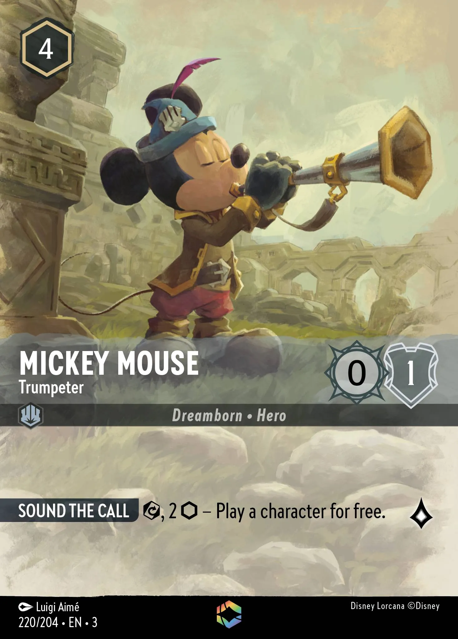 Mickey Mouse - Trumpeter (003-220)