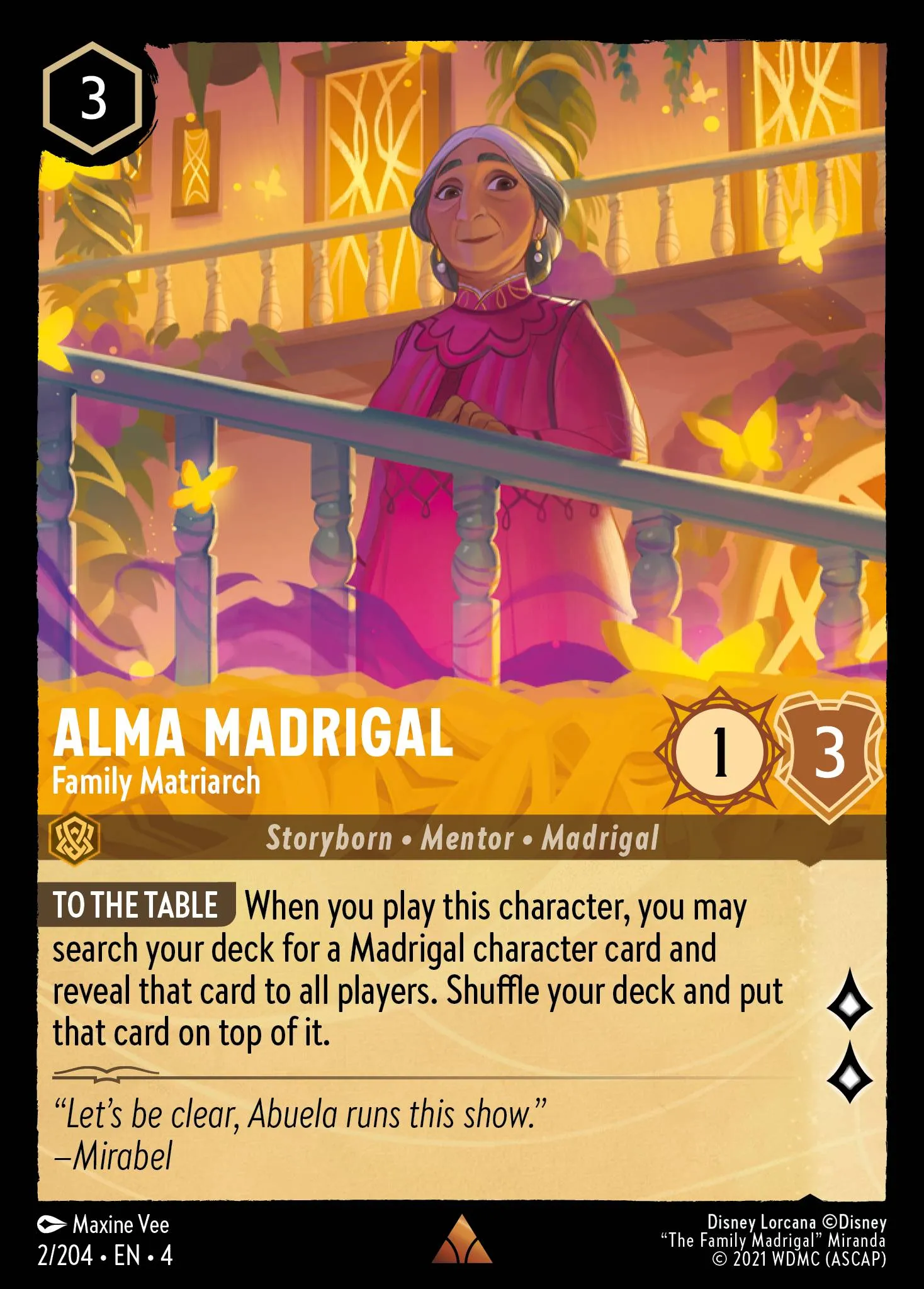 Alma Madrigal - Family Matriarch (004-002)