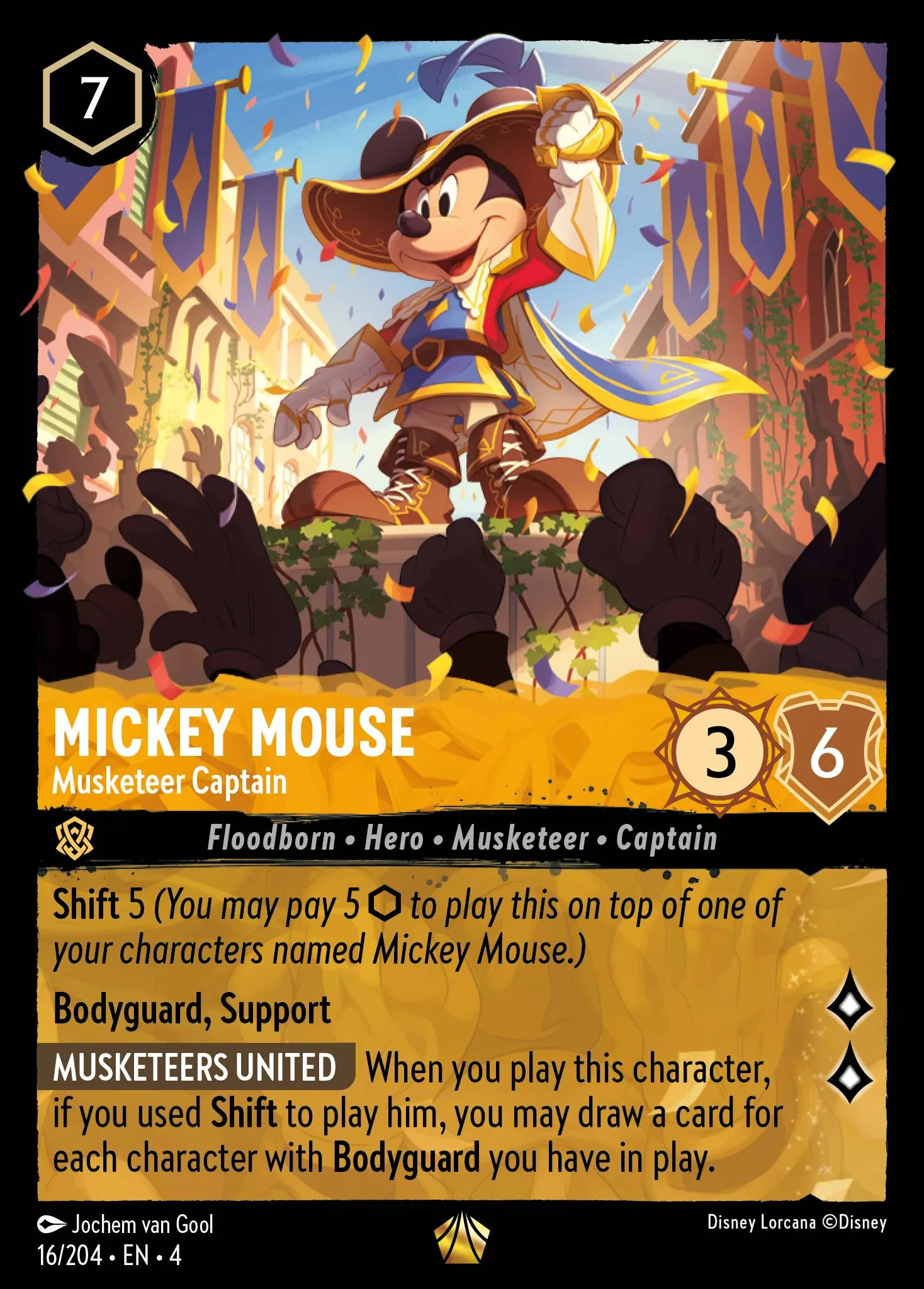 Mickey Mouse - Musketeer Captain (004-016)
