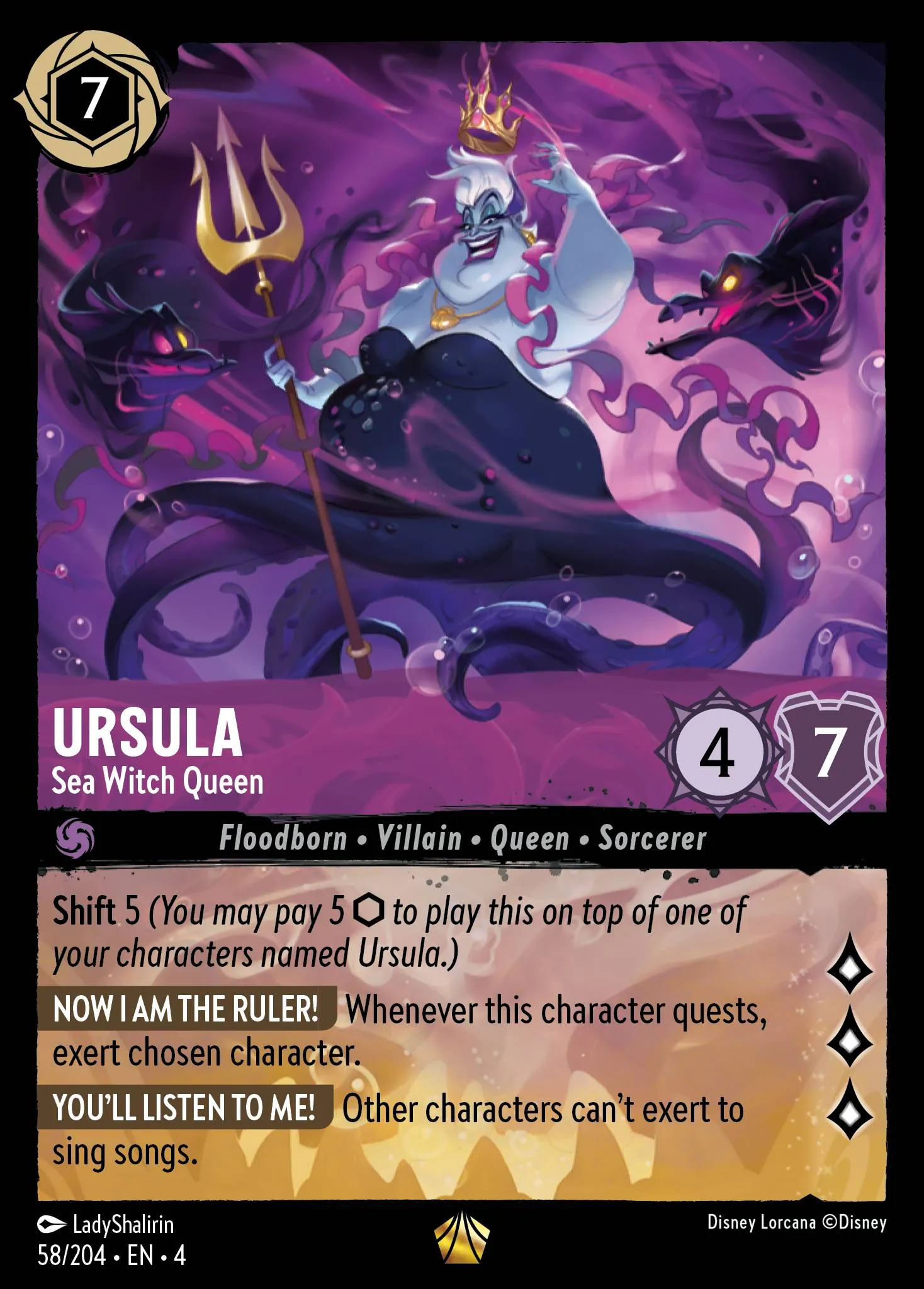 Ursula - Sea Witch Queen (004-058)