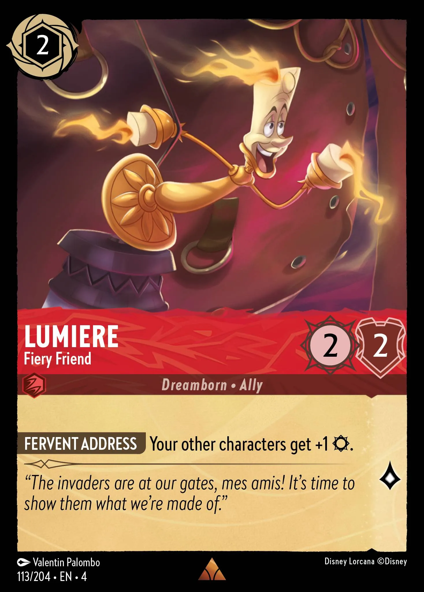 Lumiere - Fiery Friend (004-113)