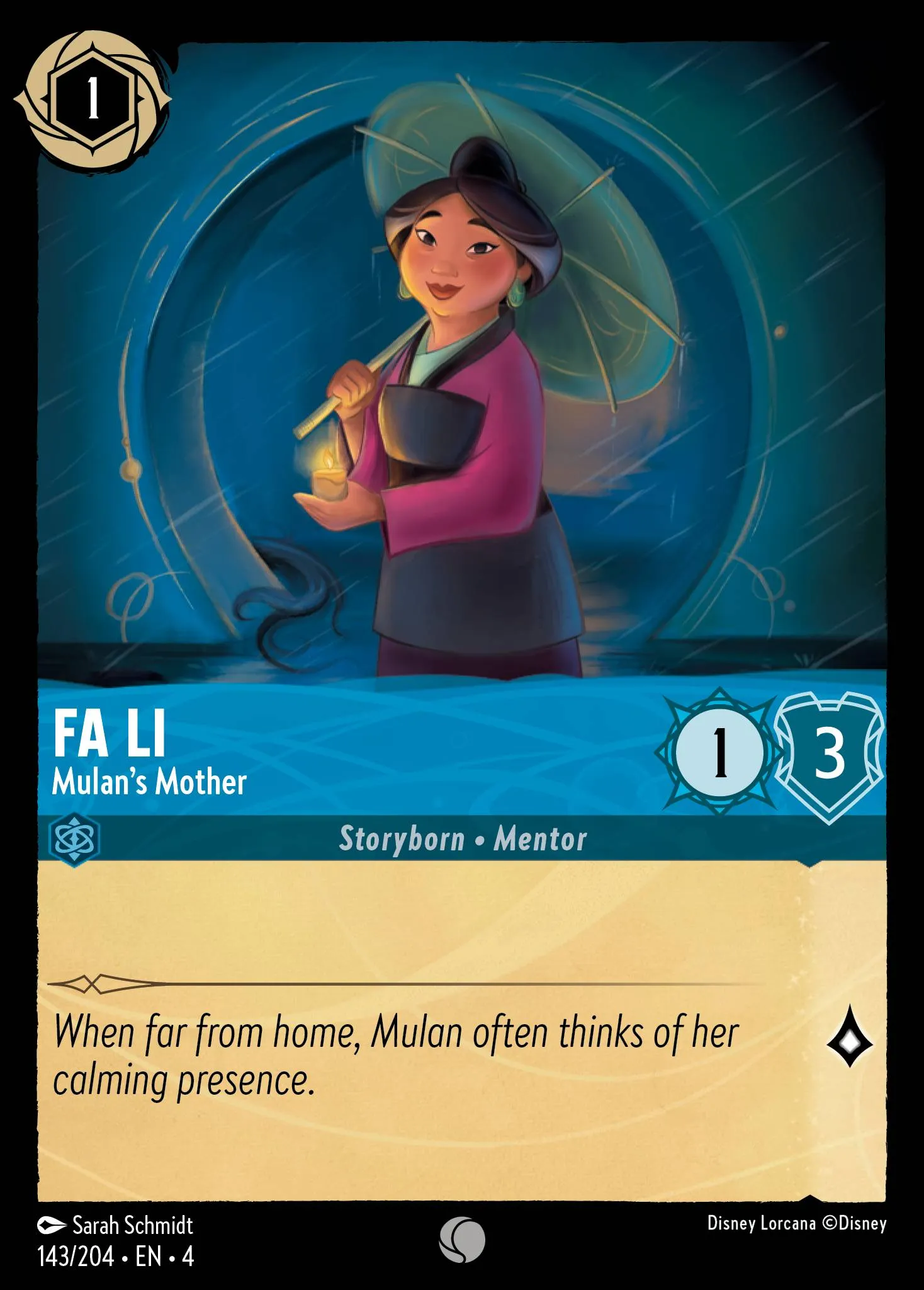 Fa Li - Mulan's Mother (004-143)