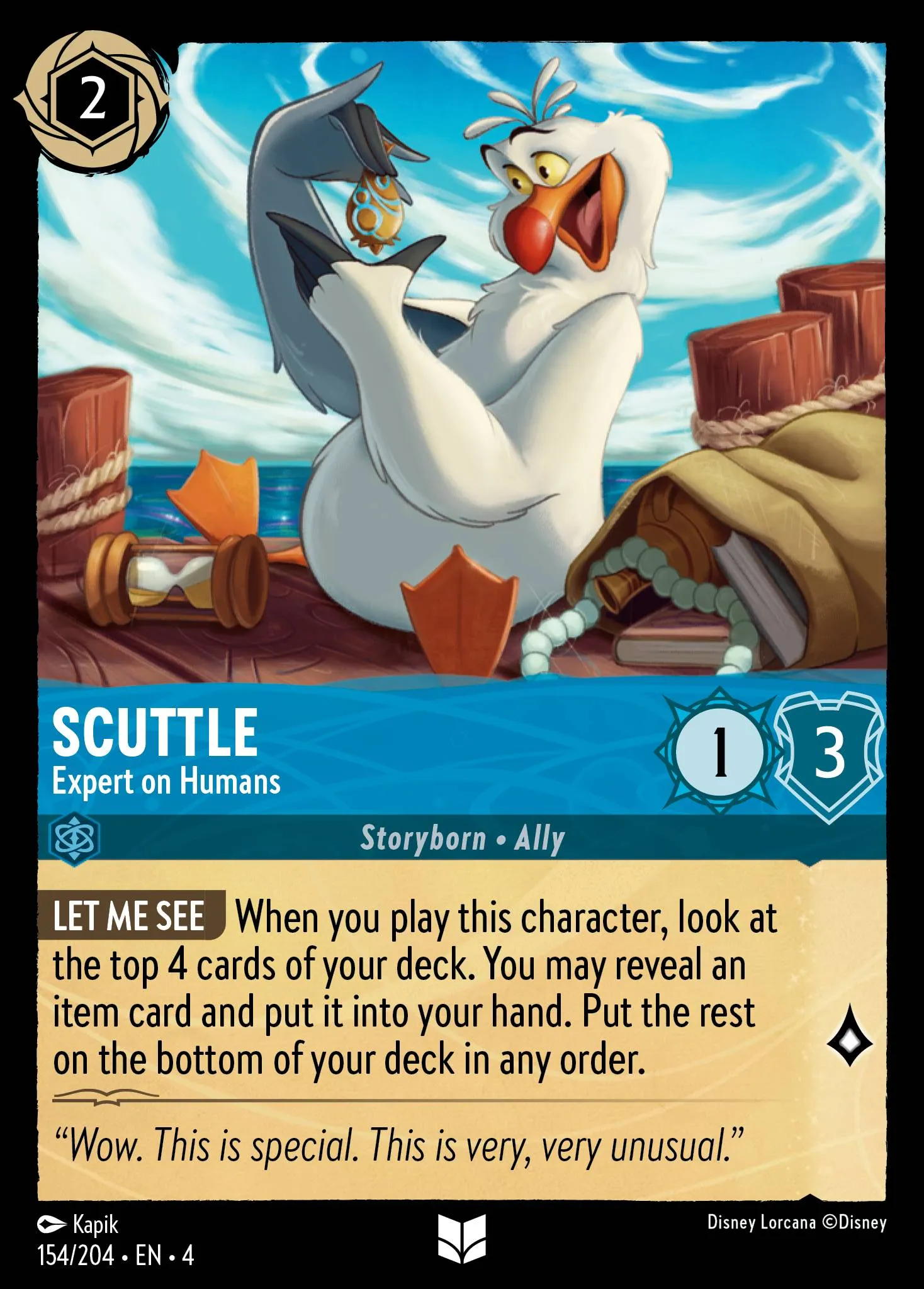 Scuttle - Expert on Humans (004-154)