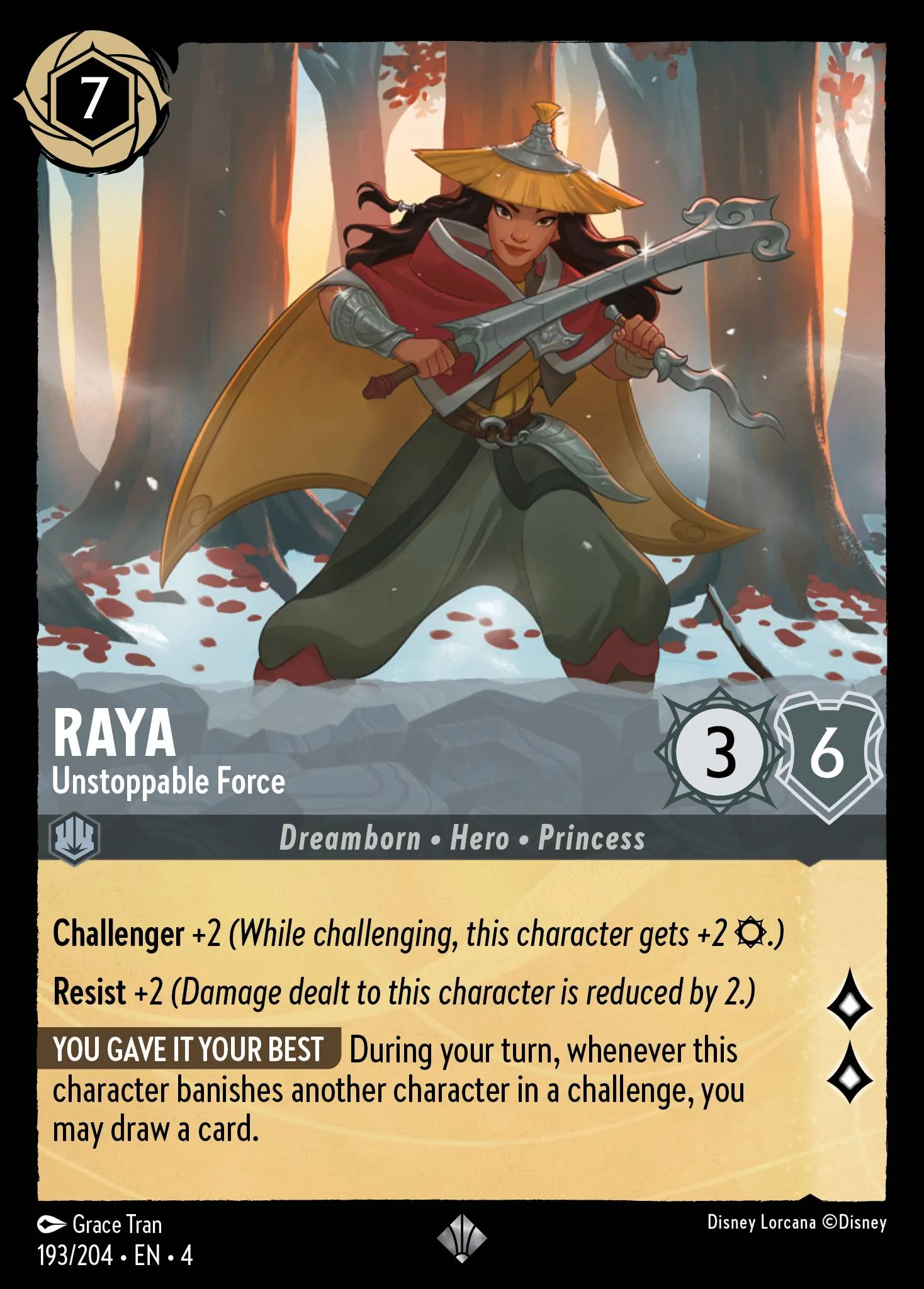 Raya - Unstoppable Force (004-193)