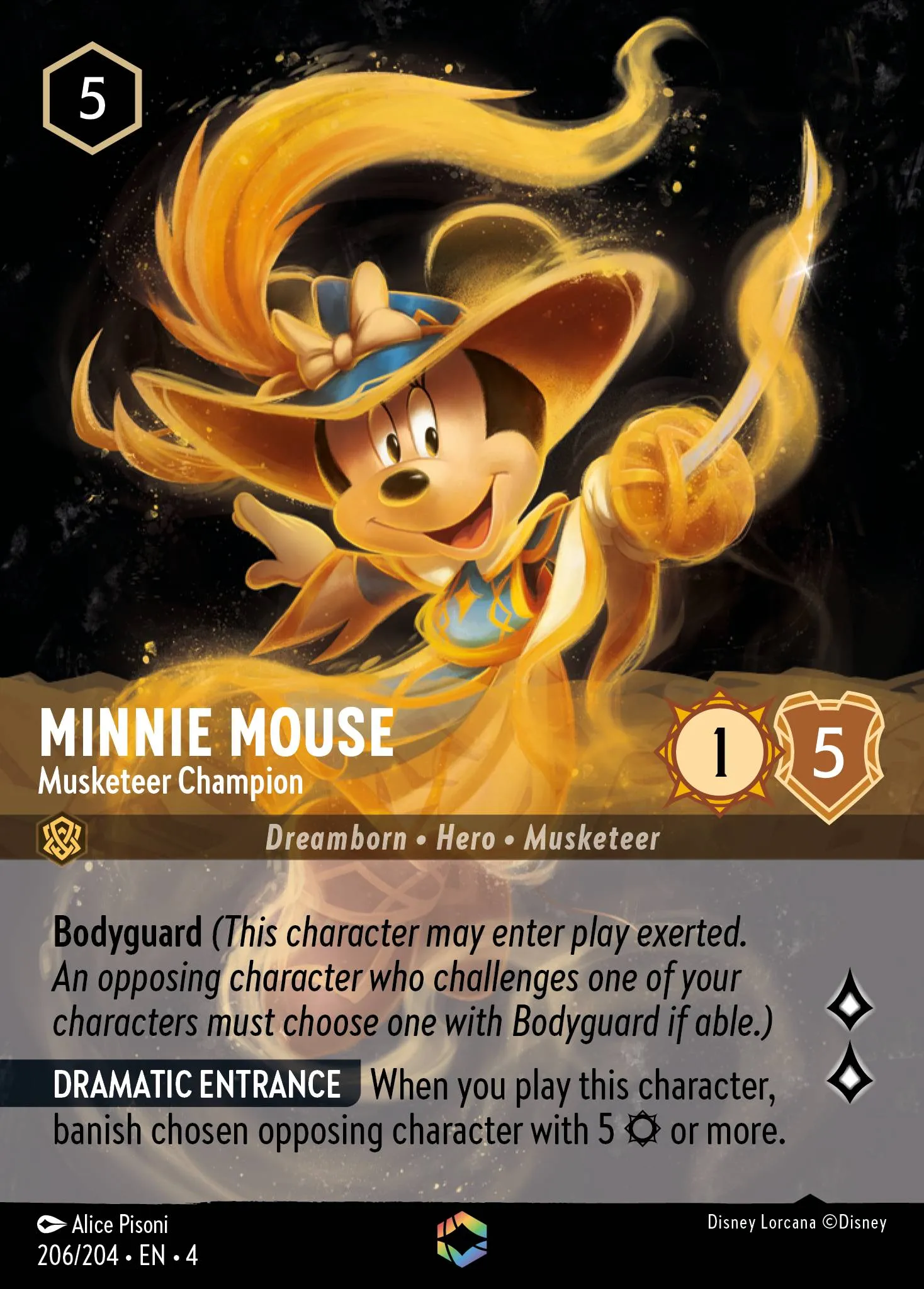 Minnie Mouse - Musketeer Champion (004-206)