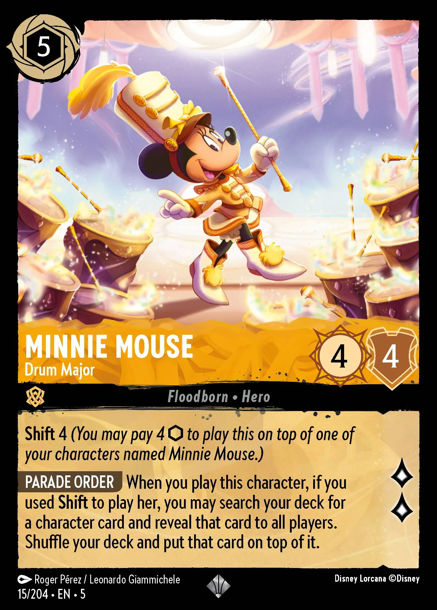 Minnie Mouse - Drum Major (005-015)