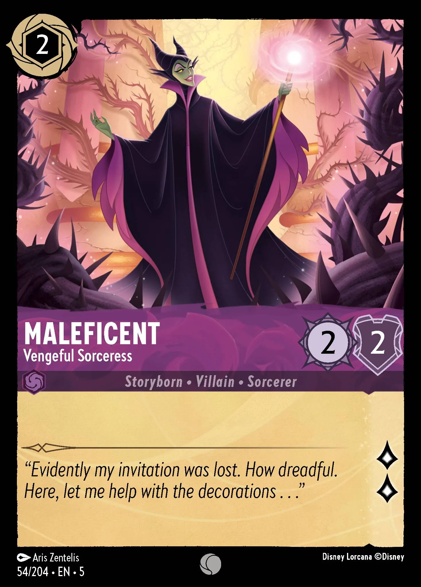 Maleficent - Vengeful Sorceress (005-054)
