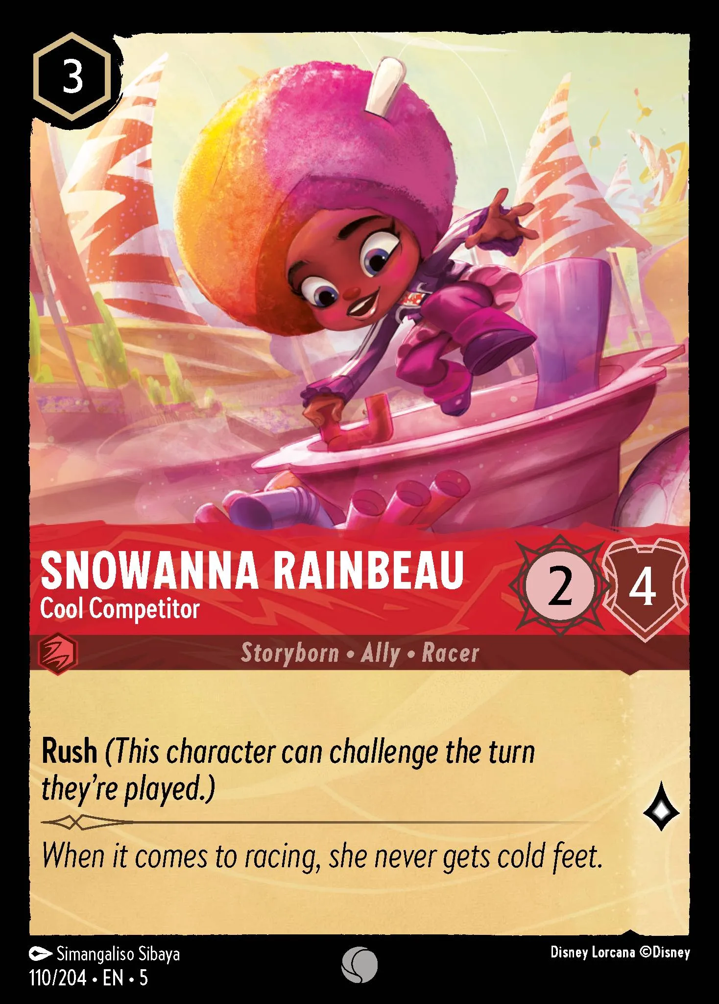 Snowanna Rainbeau - Cool Competitor (005-110)