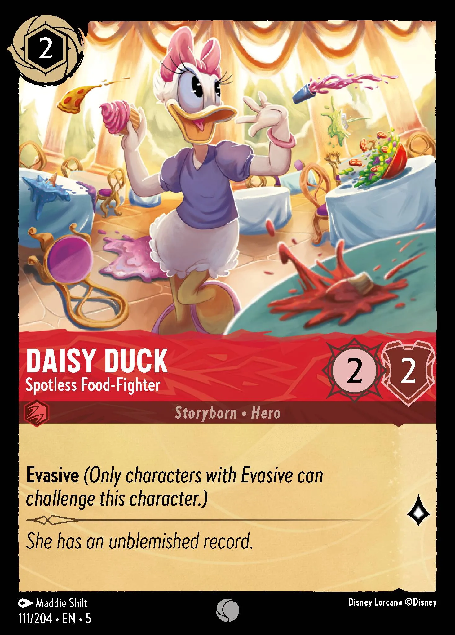 Daisy Duck - Spotless Food-Fighter (005-111)
