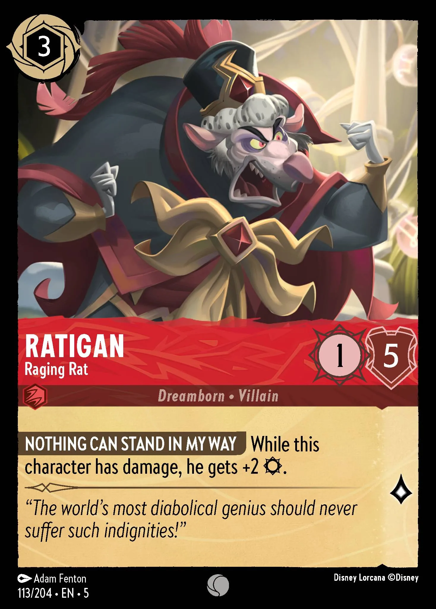 Ratigan - Raging Rat (005-113)