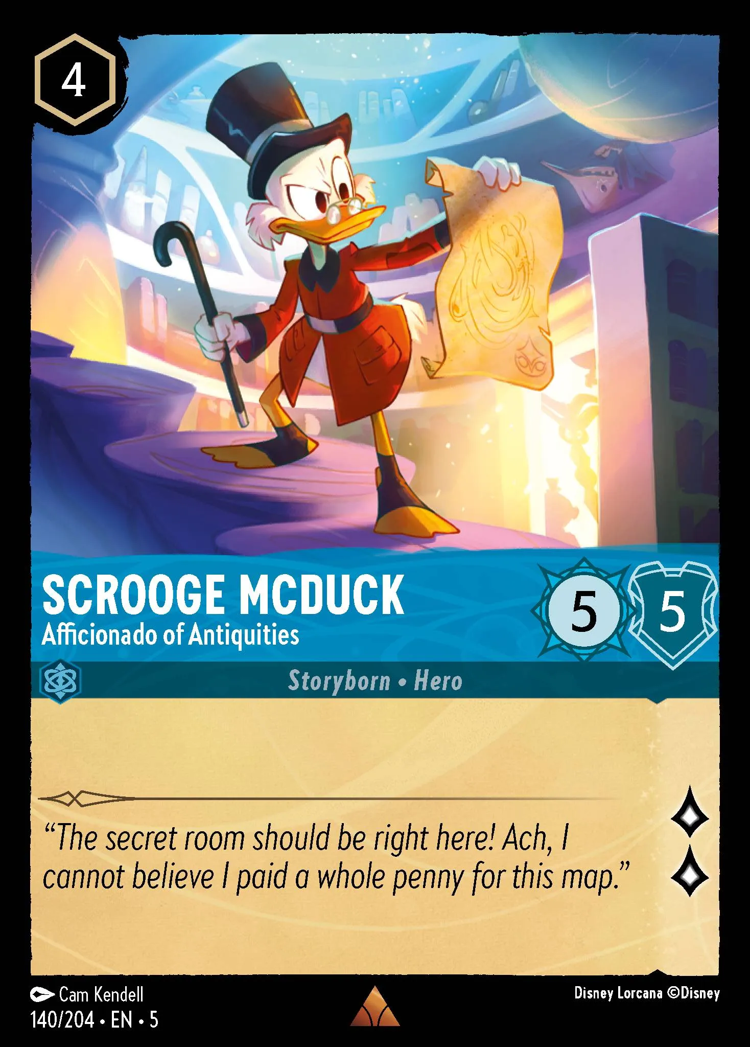 Scrooge McDuck - Afficionado of Antiquities (005-140)
